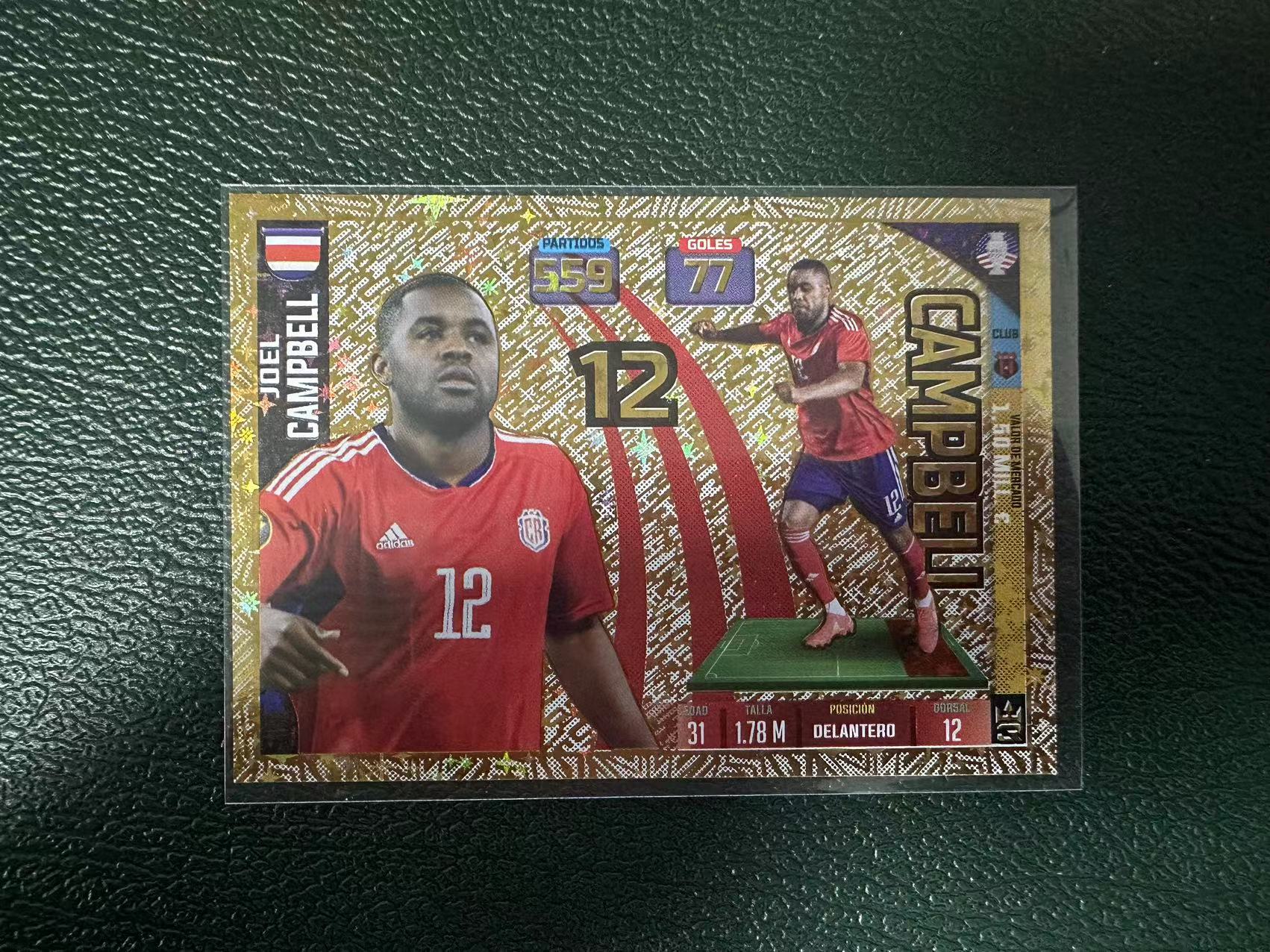 2024 Panini Sticker Collection Joel Campbell 美洲杯贴纸 霍埃尔·坎贝尔 哥斯达黎加 蒙特雷 收藏必备 卡品如图【SK91519】