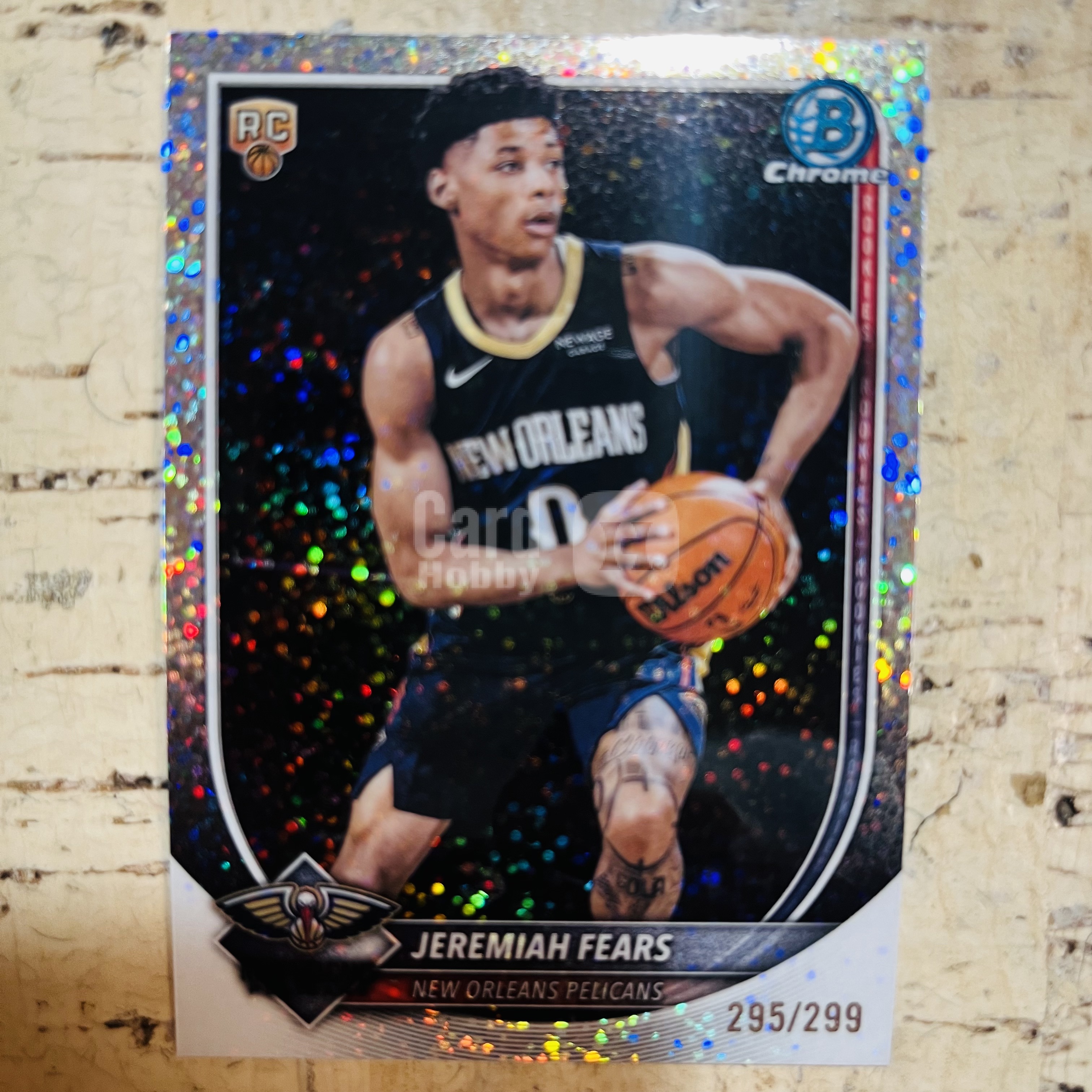 2025-26 Topps Bowman Chrome Jeremiah Fears RC 新秀鹈鹕费尔斯菲尔斯 