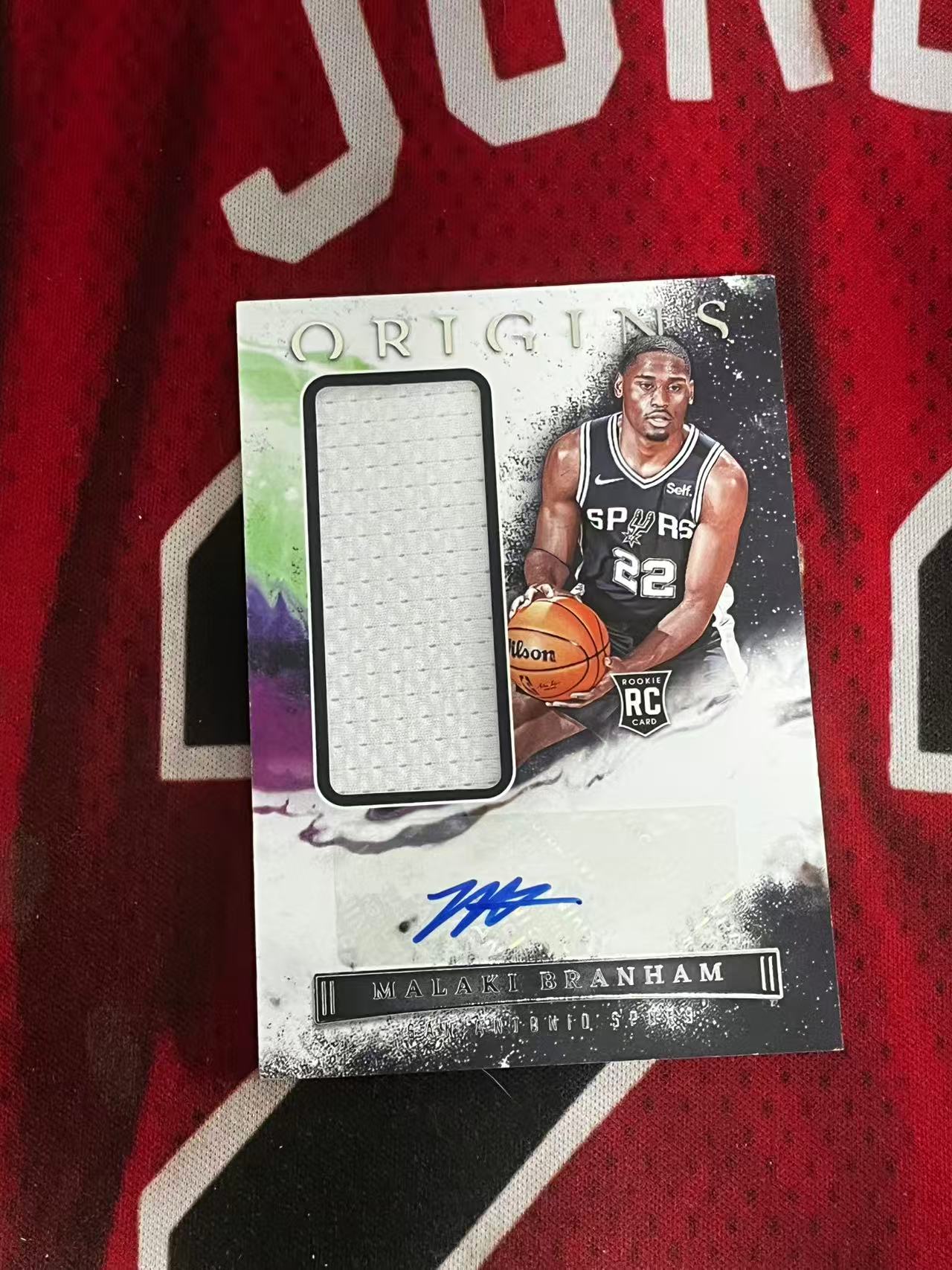 【接寄拍】2023-24 PANINI ORIGINS 起源 马刺 新秀RC 马拉凯布兰纳姆 RJA 新秀球衣物料切割签字卡 专收凑套必备【烂臭嘴拍卖】