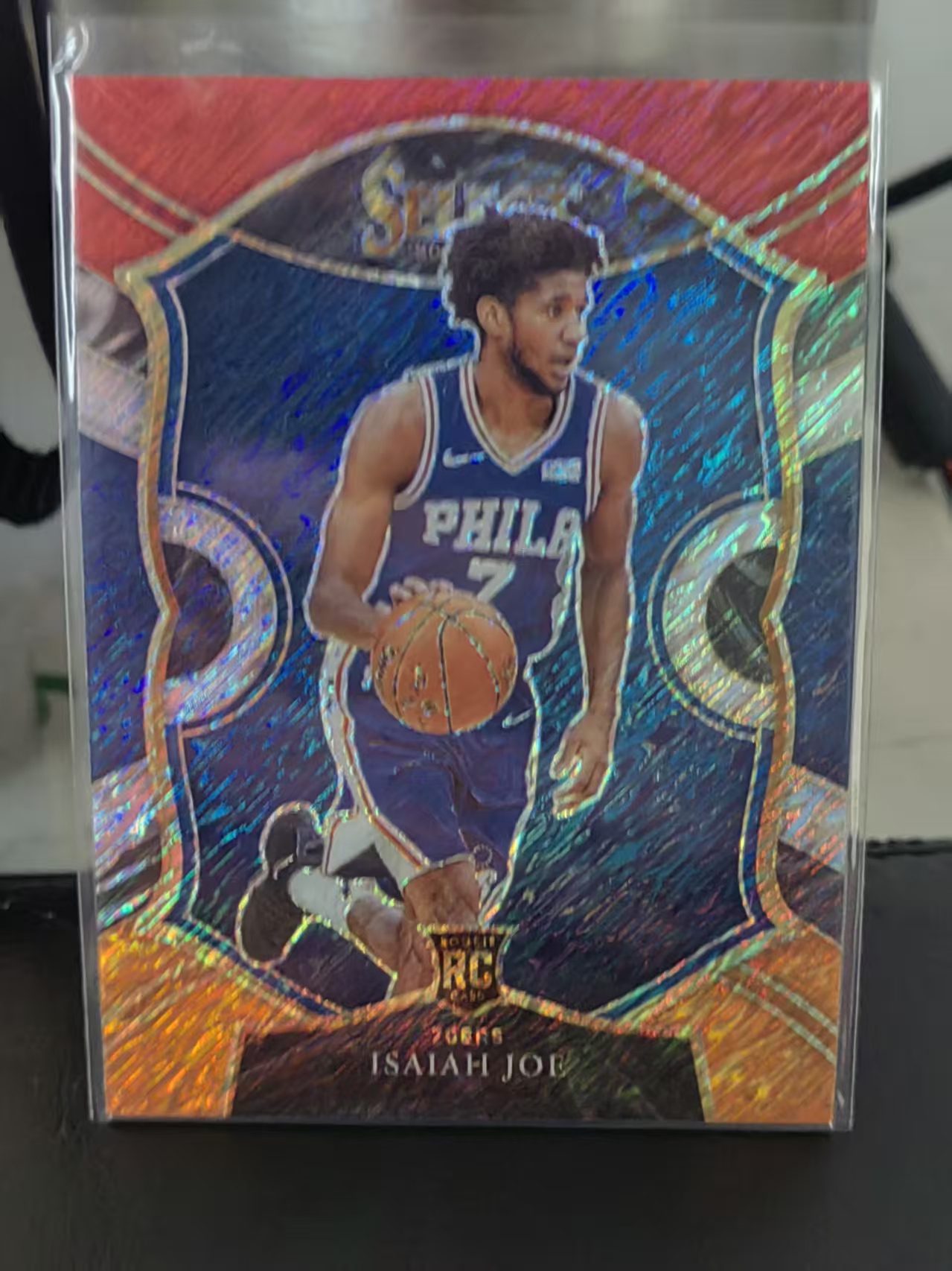 2020-21 Panini Select Isaiah Joe RC Select 以赛亚 乔 新秀 76人 三色折 shimmer折篮 白边白角 不保卡品 卡品如图