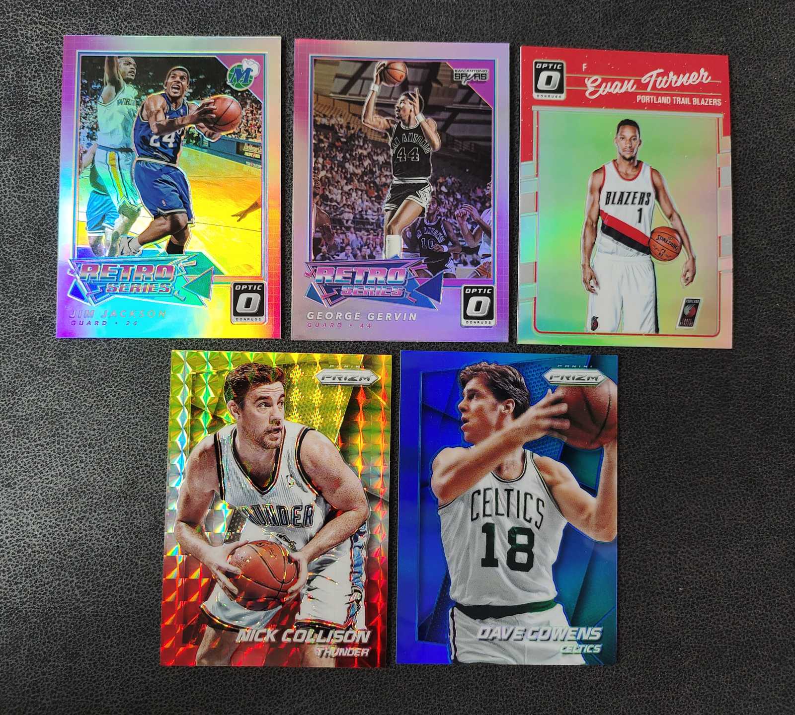 凯尔特人 戴夫 考恩斯 51/99蓝折带队 五张折射打包 凑套必备 卡品如图