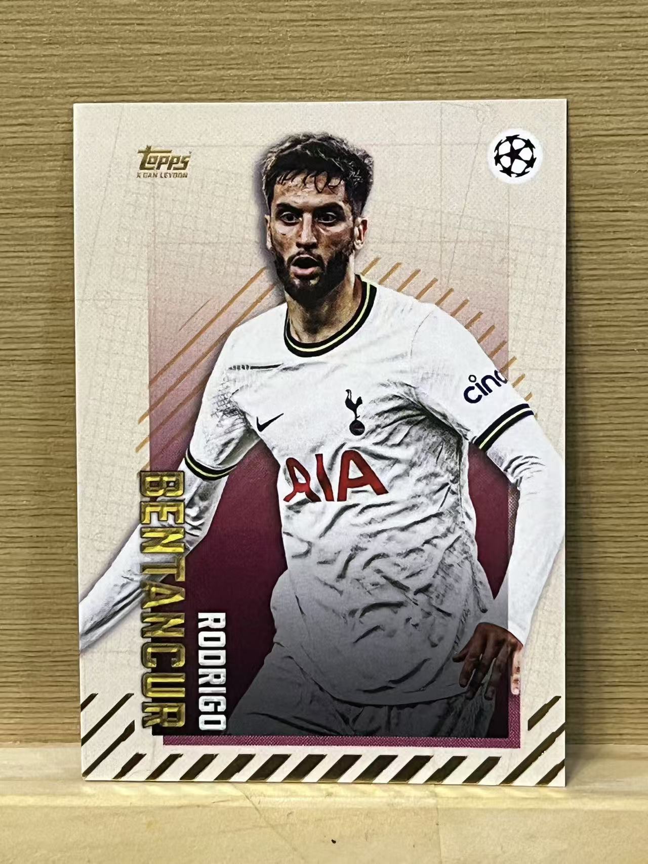 2021 Topps UEFA Rodrigo Bentancur 本坦庫爾 熱刺 gold 實卡精美 收藏湊套必備 A41