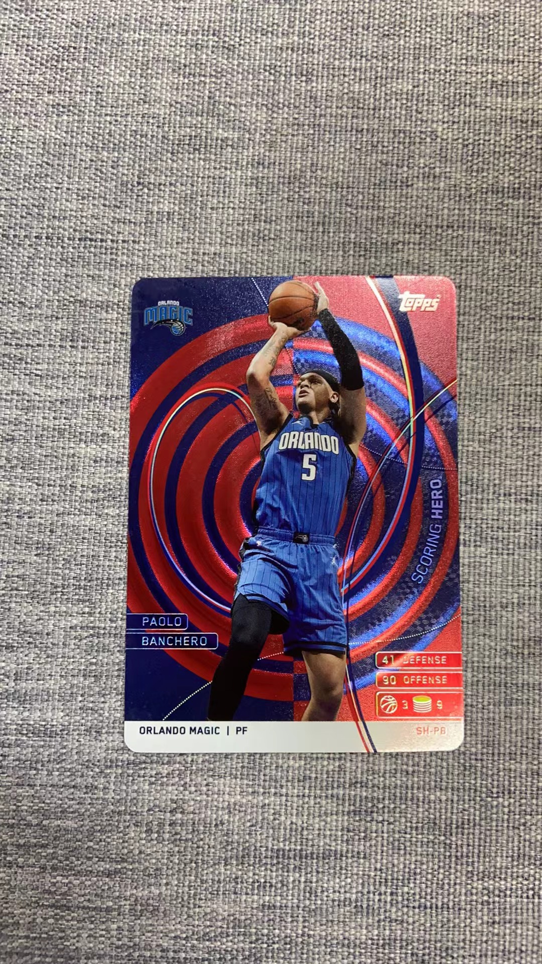 2025 Topps NBA MATCH ATTAX Paolo Banchero 卡游 游戏版 班切罗 班凯罗 魔术 硬通货 凑套必备 收藏必备