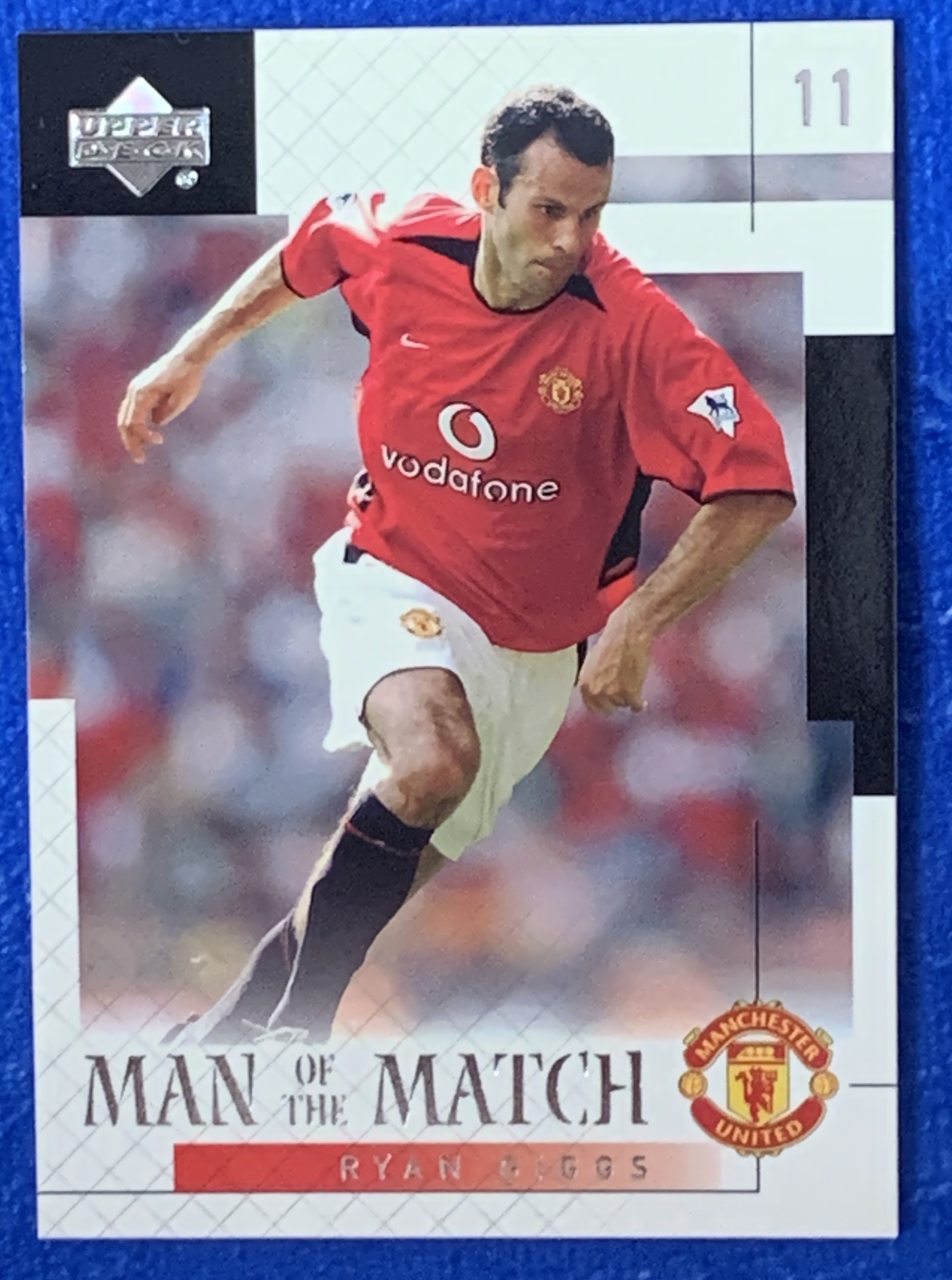 2002 Upper Deck Manchester United Ryan Giggs 亚德全场最佳特卡 曼联 吉格斯 92班 英超欧冠冠军 足总杯经典进球 威尔士Wales 不保卡品ebay有价