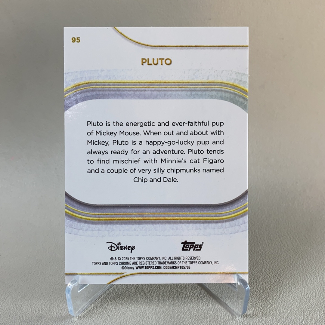 【弈卡代拍】2025 Topps Disney chrome 迪士尼 TC 特卡 蓝折 折射 布鲁托 PLUTO 145/150编 品相如图 凑套必备 LZC