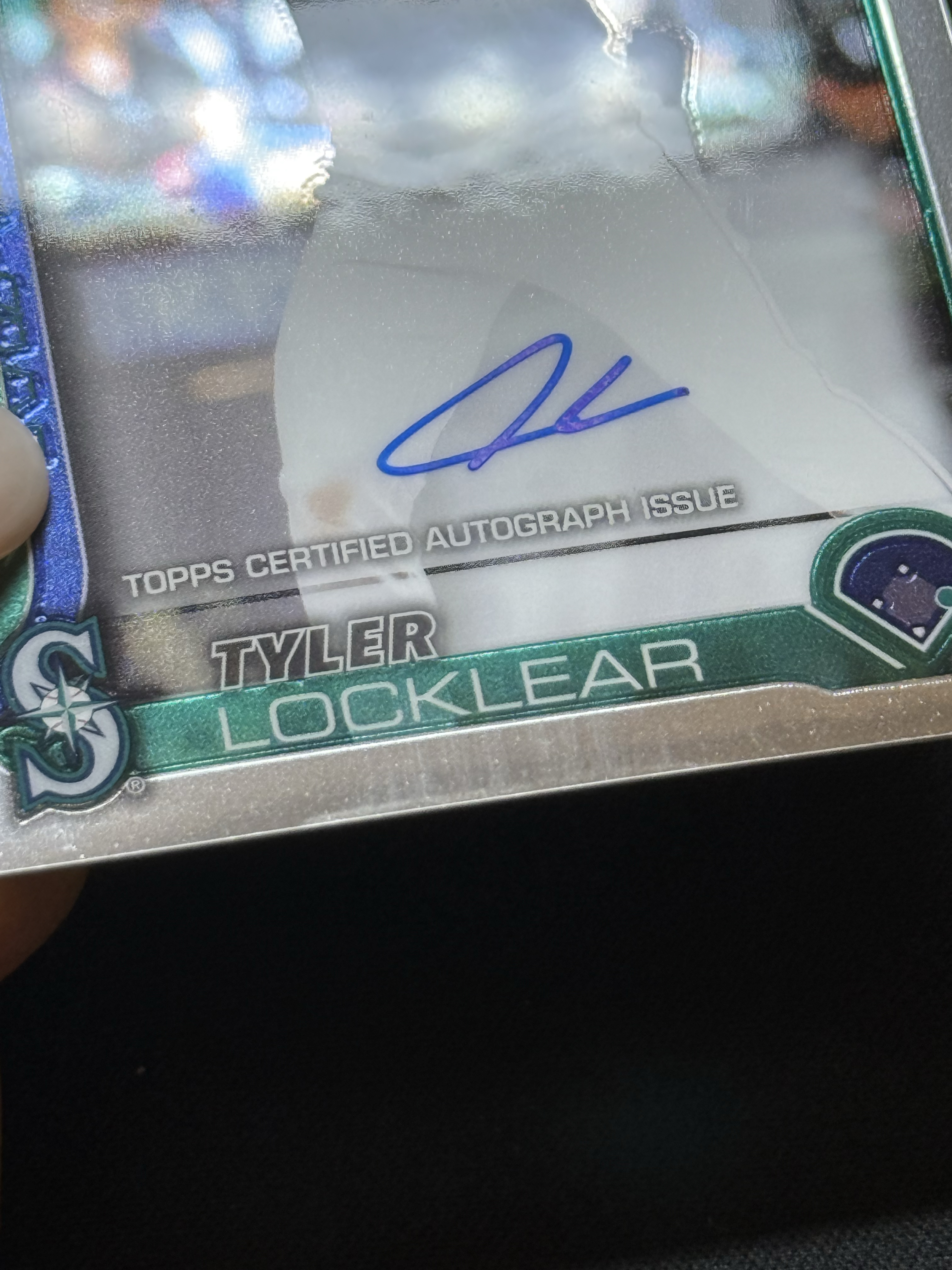 2025 Topps Chrome Tyler Locklear RC 【小贝代拍】棒球 MLb 新秀 水手 泰勒 洛克利尔 签字 卡签 瑕疵如图 拍前看描述 H EW
