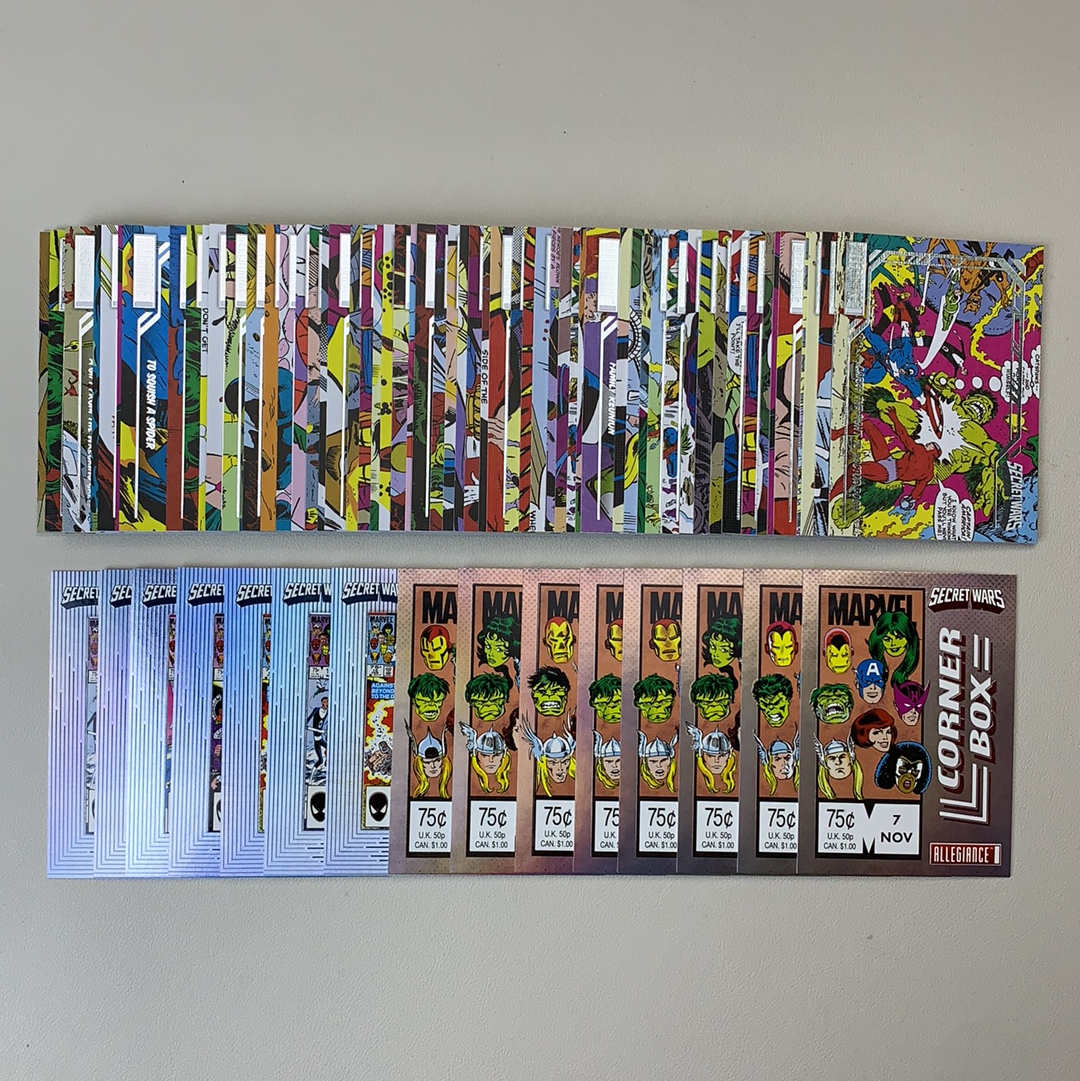 【弈卡代拍】2023 Upper Deck Marvel漫威 Secret Wars 秘密战争 大比例 帆布特卡 银折 折射 Corner Box特卡 打包 品相如图 凑套必备 真帕杰洛