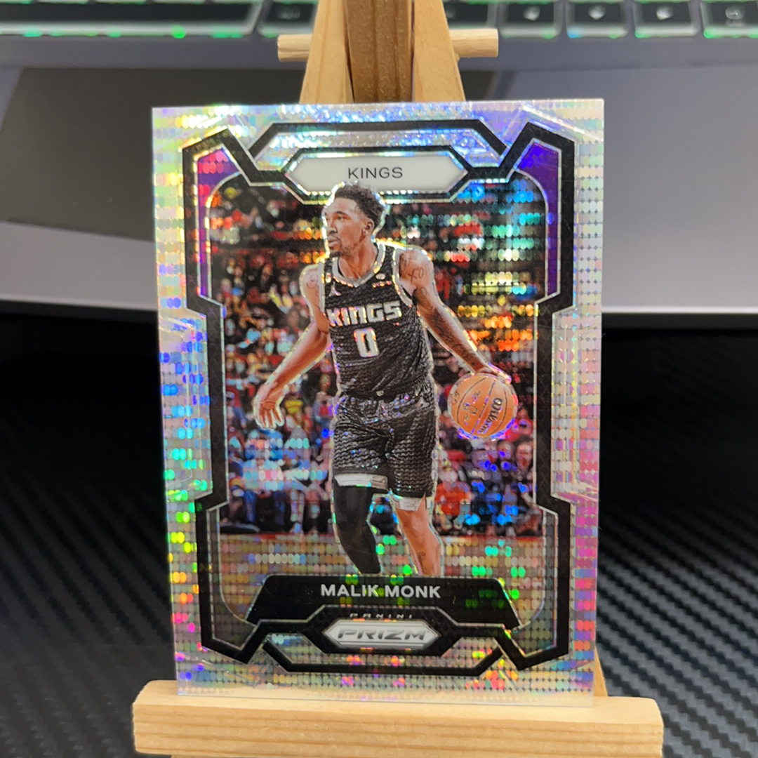 2023-24 Panini Prizm Malik Monk 马利克 蒙克 国王 银折 折射 prizm系列 pz 卡品如图 凑图必备 值得收藏!免费代卖!