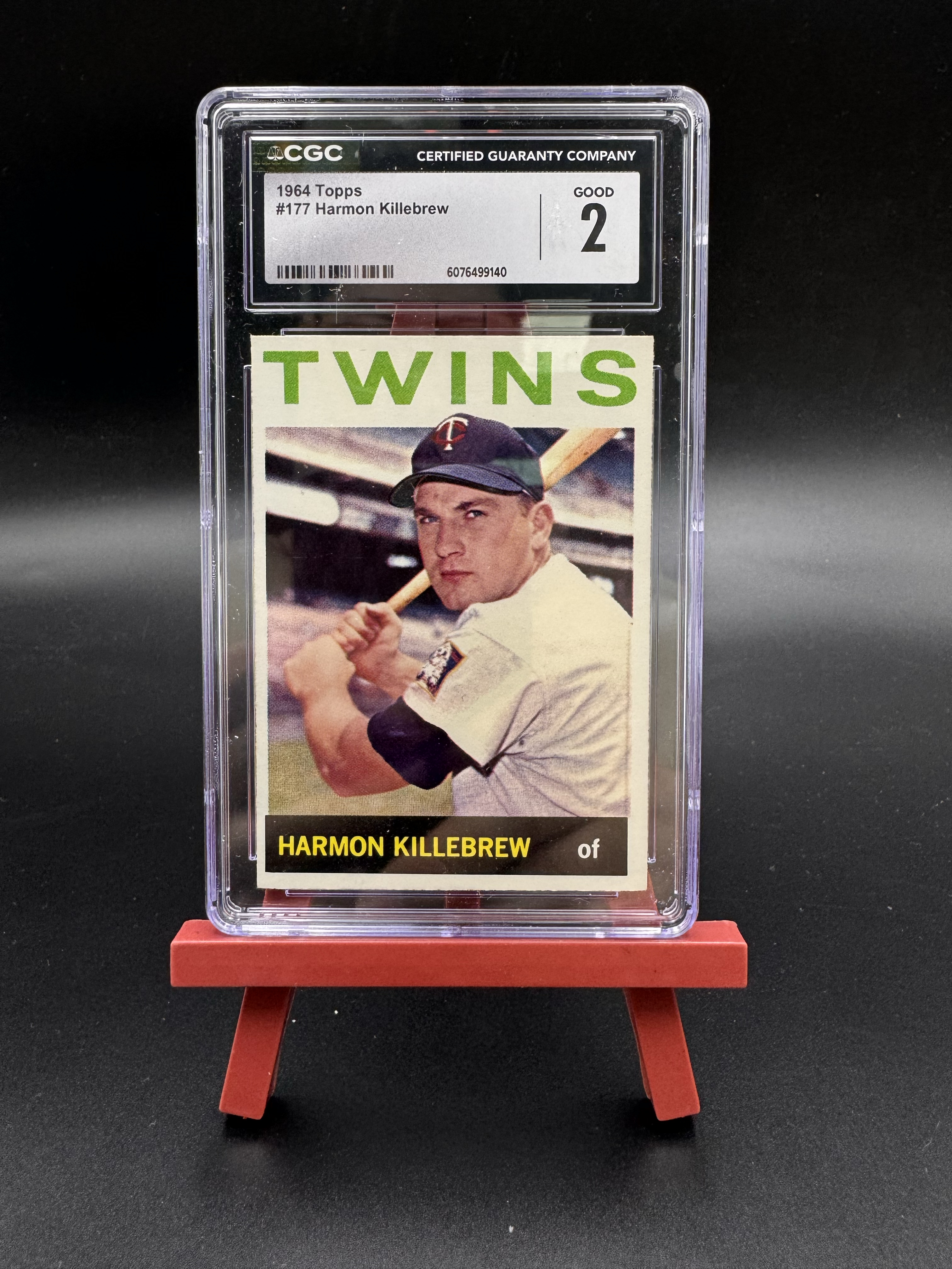 1964 Topps Set Break Harmon Killebrew cgc2分评级卡 哈蒙 基勒布鲁 CU22