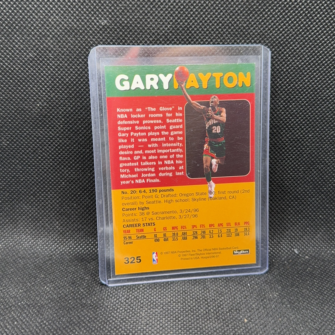 【Roseee代卖】1997 SkyBox SLAM Gary Payton 超音速 加里 佩顿 手套 老杂志特卡 slam 经典系列 纯