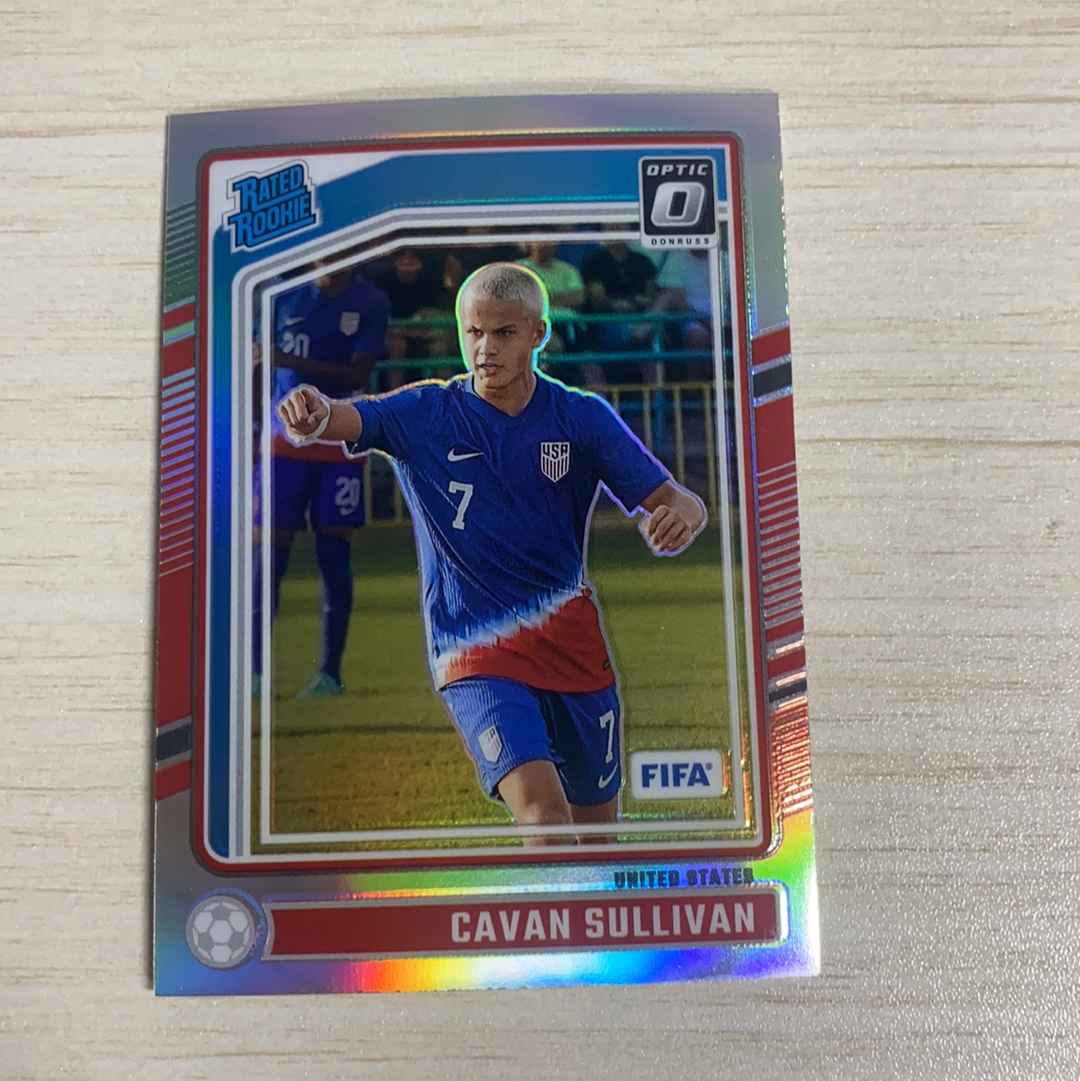 【小牛代拍】2024-25 Panini Donruss cavan Sullivan RC 杜蕾斯 卡万 苏利文 沙利文 美国 曼城 rc新秀 base 银折 O版 收藏必备(一哥)