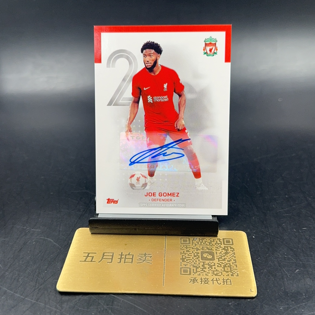 (不接受任何理由的暂存/累计。 6.如果遇到重复收取运费 已收运费却发到付等运费问题站内信留言支付宝账户 客服会处理返还。 7.付款后72小时内发出,会在规定时间内发货,请仔细阅读以上条款,出价且接受以上规则
![2023 Topps Team set Joe Gomez 【五月拍卖 顺丰空运】利物浦队盒 乔 戈麦斯 签字 卡品如图 思025j142