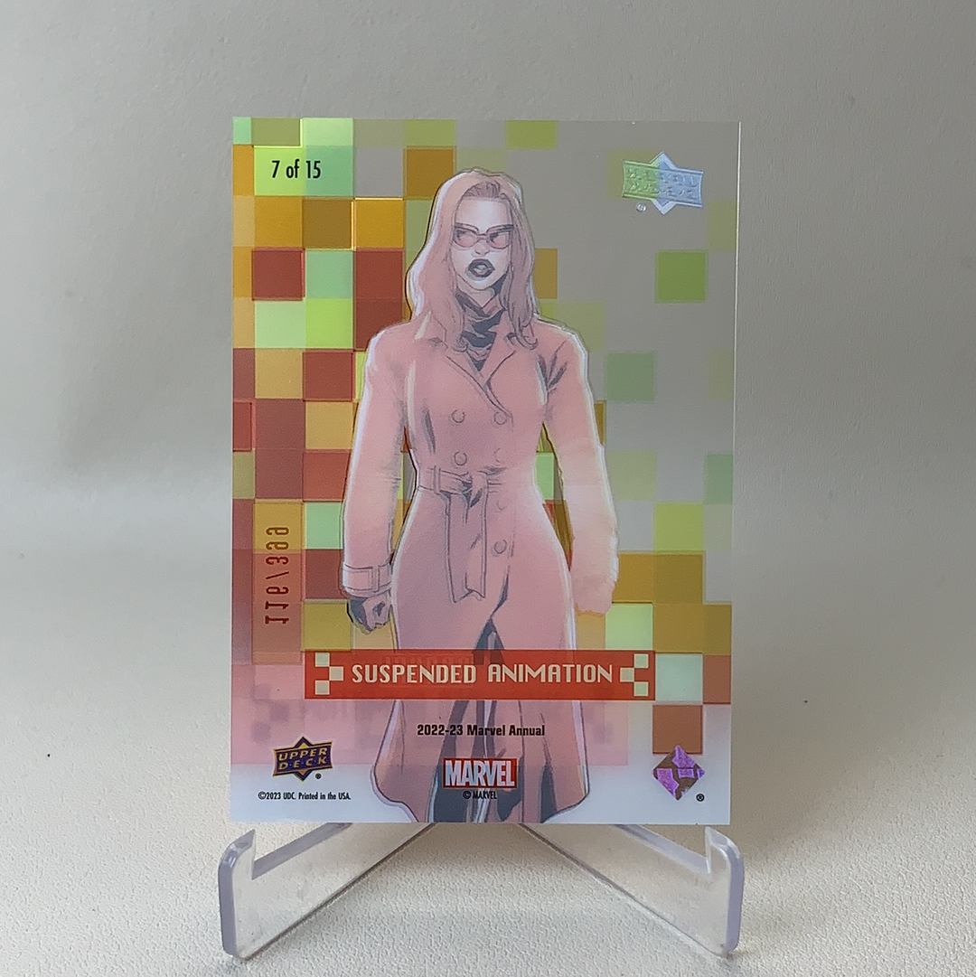 【弈卡代拍】2023 Upper Deck Marvel 漫威 ANNUAL 2022-23年度年鉴 胶片特卡 折射 Madame Web 蜘蛛夫人 116/399编 品相如图 凑套必备 哈拉