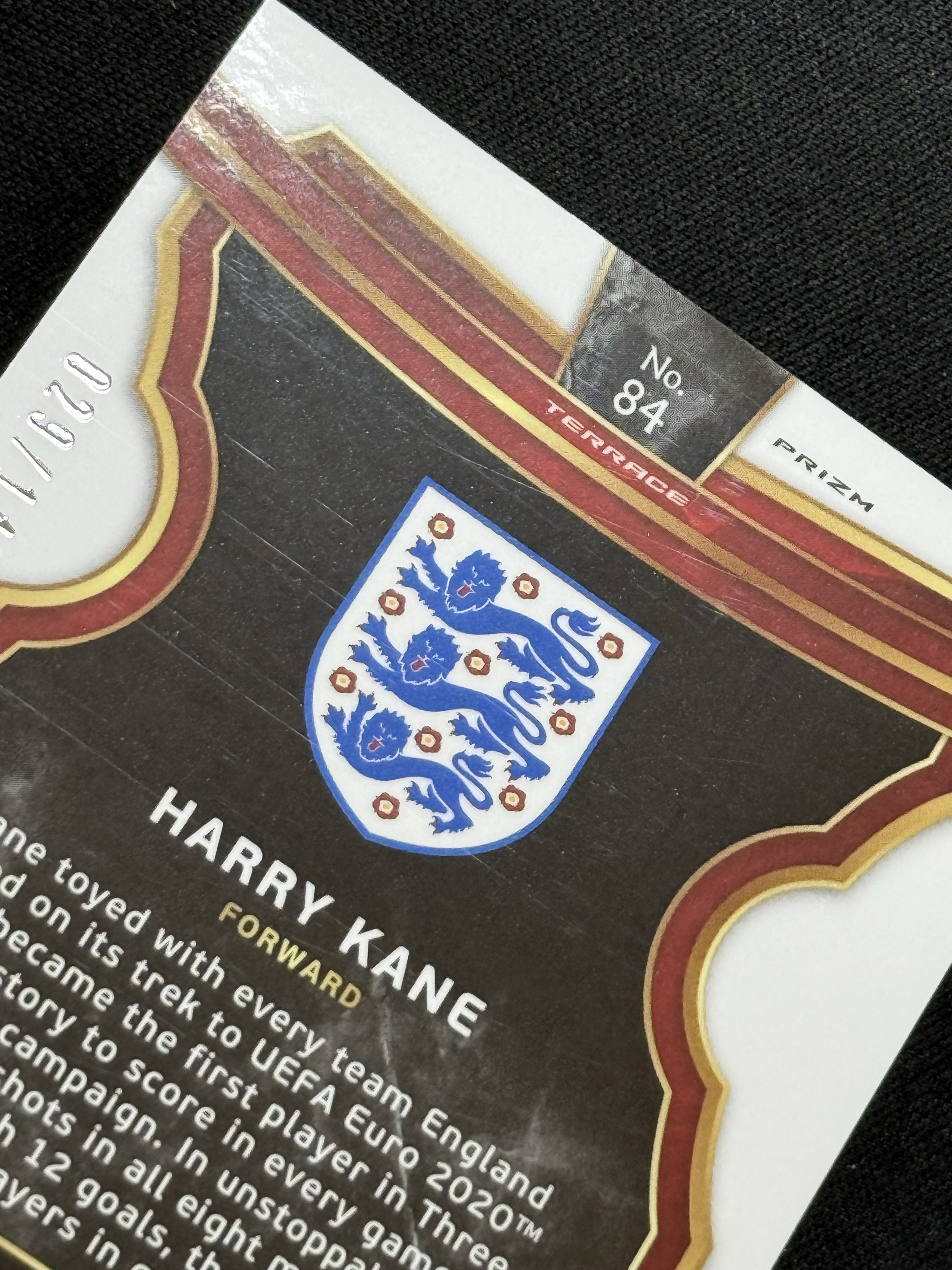 2020 Panini Select Harry Kane 【小贝代拍】欧洲杯 Select 英格兰 拜仁 热刺 凯恩 绿折 /149编 瑕疵如图 拍前看描述 H EW