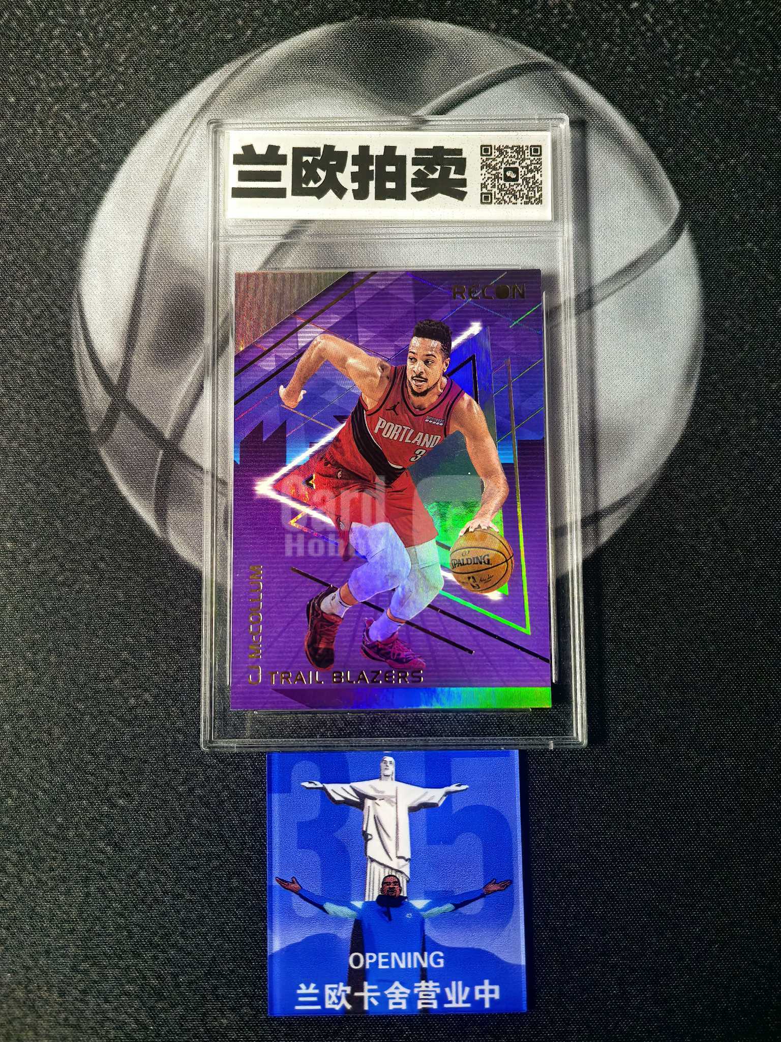 2020-21 Panini Recon CJ McCollum 『兰欧卡社』银标 正BASE 开拓者队 CJ 麦科勒姆 CJ McCollum 卡品如图 投资凑套必备 拍前请仔细阅读描述规则