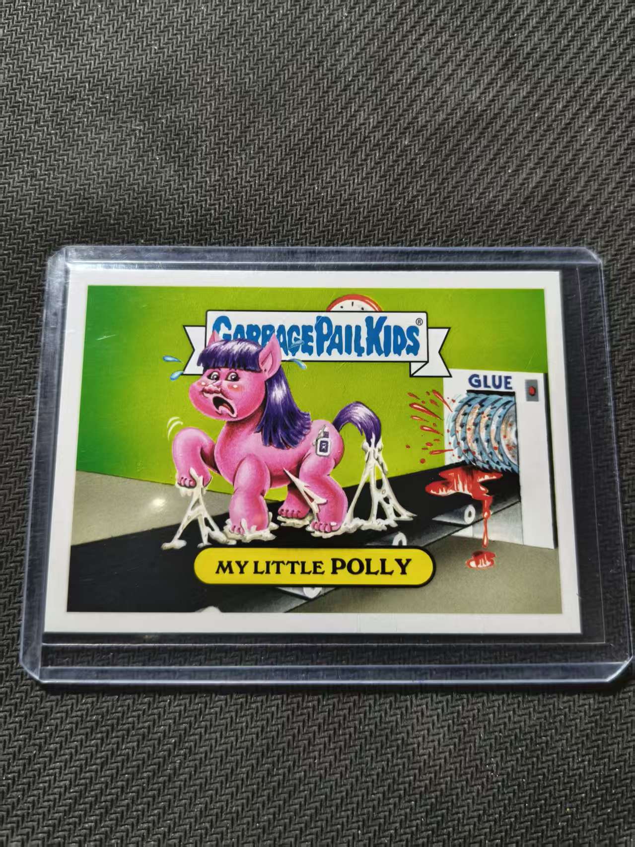 Topps Garbage Pail Kids 垃圾桶小子 GPK Polly 小马宝莉 呕吐 恶搞 #海盗