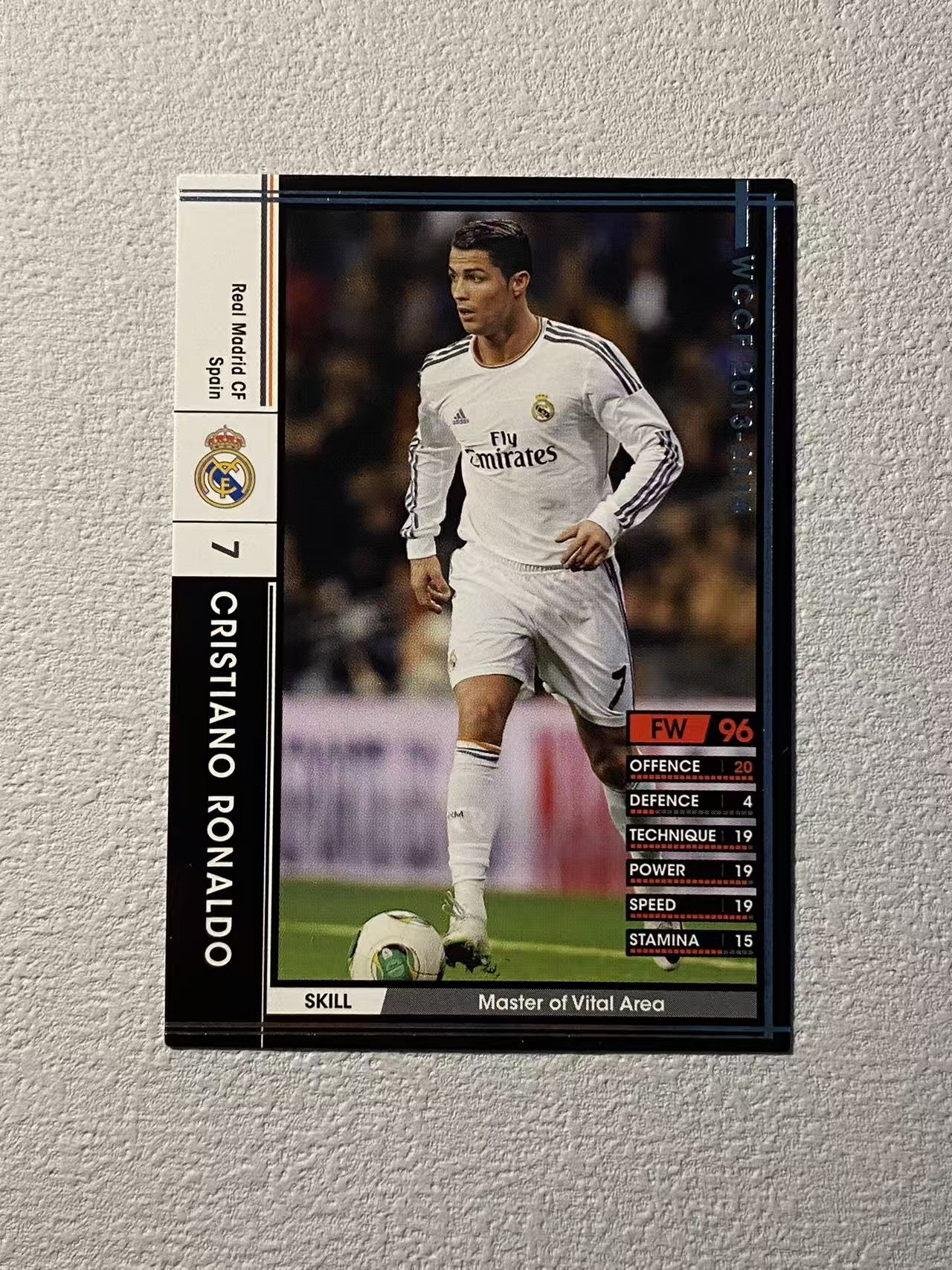 2013-14 Panini wccf Cristiano Ronaldo 皇马 c罗 金边罗 经典老卡 稀有 专收必备