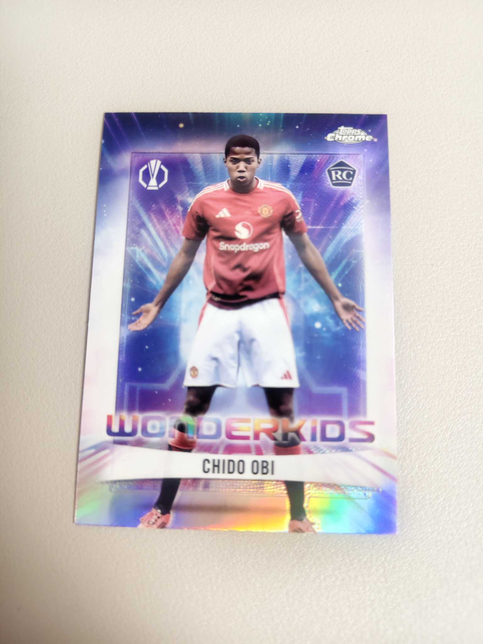 【佩妮拍卖】2025 ToppsChrome 最新欧冠TC 奥比 马丁 RC 新秀 CHIDO OBI 曼联 大热新秀 特卡 卡品如图 拍前请阅读描述 霏霏0516