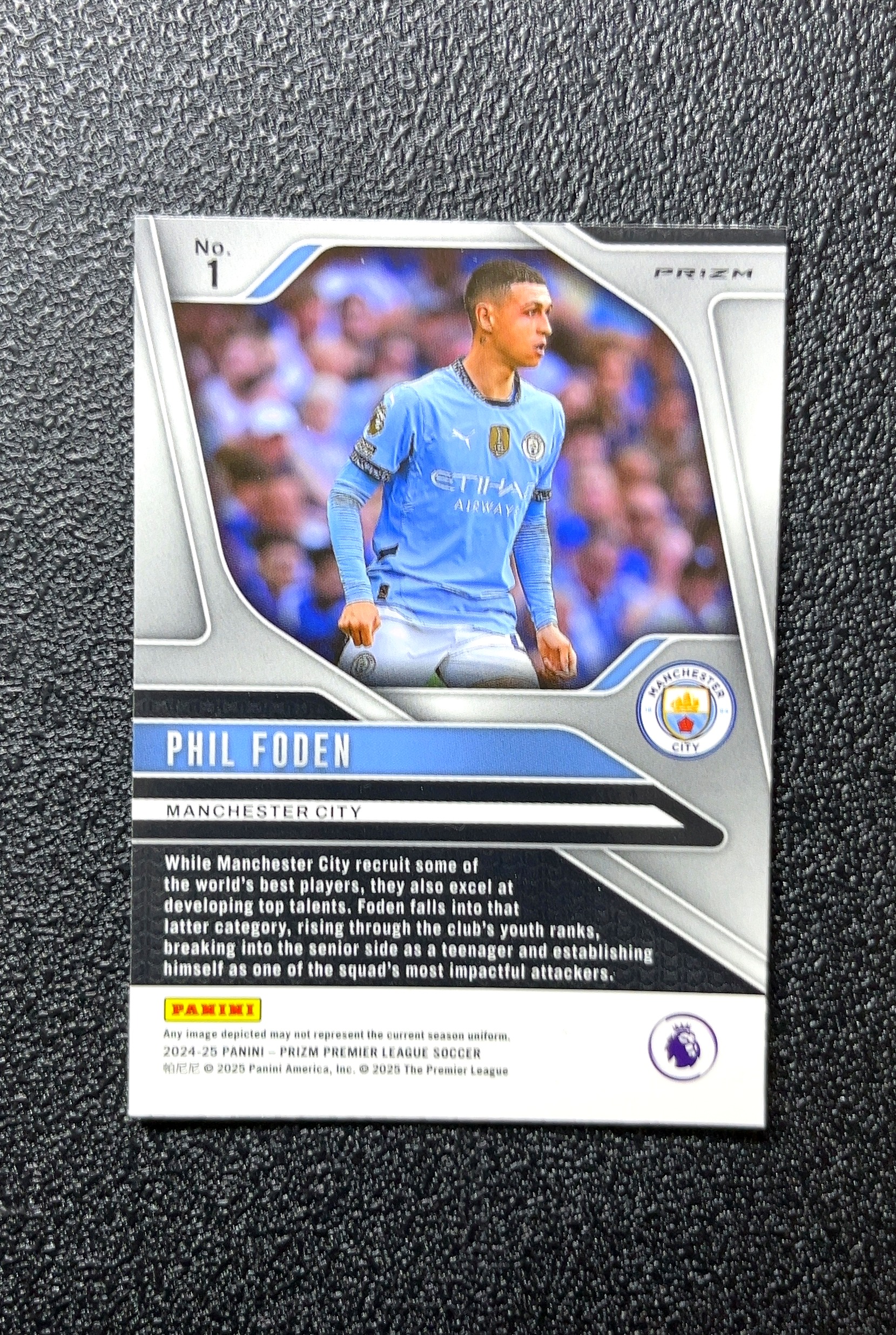 【岛屿拍卖】2024 Panini Prizm Phil Foden 菲尔·福登 银折 折射 卡品如图 高价值 #1 Manchester City 曼彻斯特城 0005#449