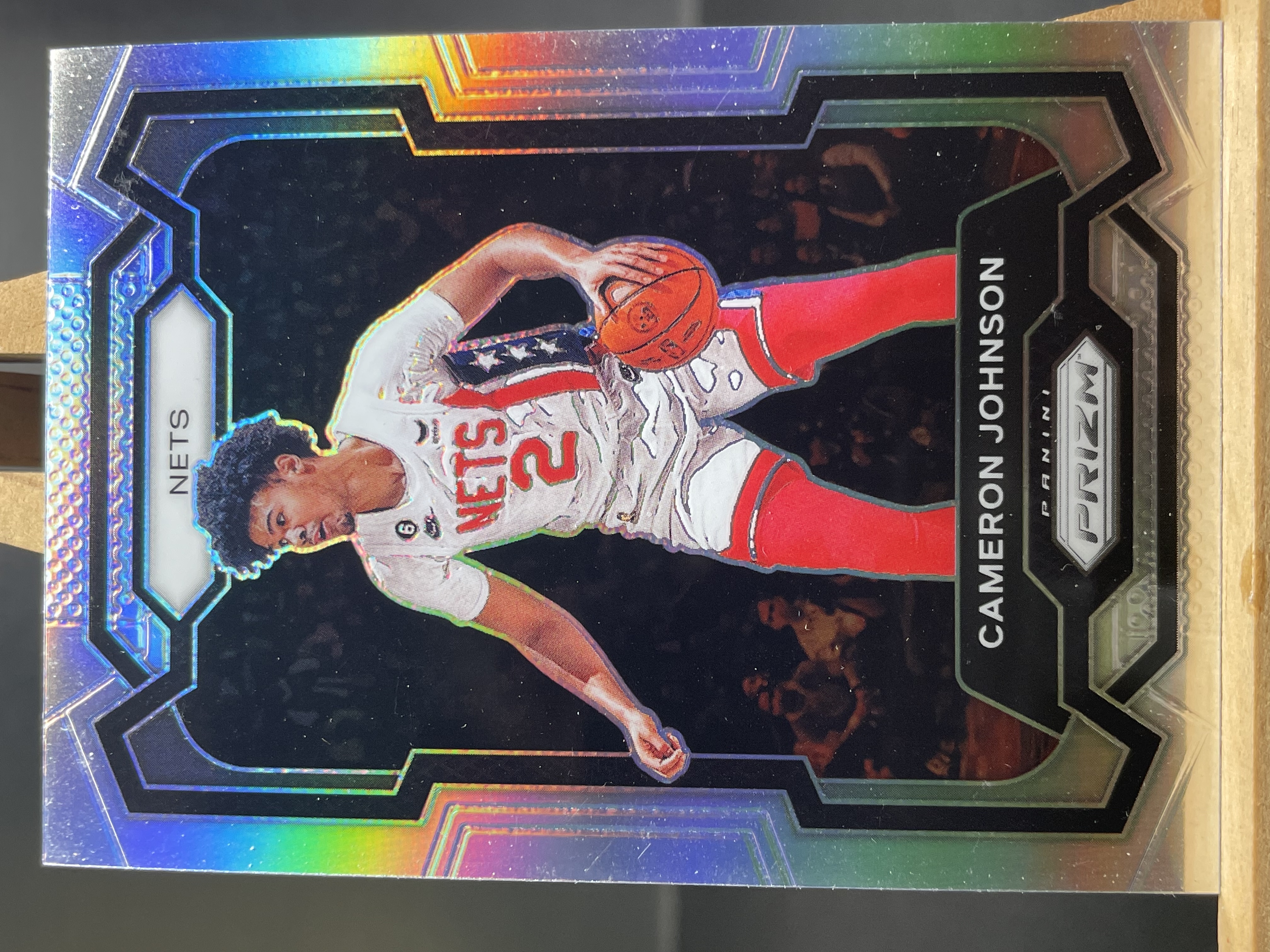 (A2) 2023-24 PANINI PRIZM 银折 卡梅伦 约翰逊 篮网 实卡好看 收藏凑套必备 卡品如图 !!!