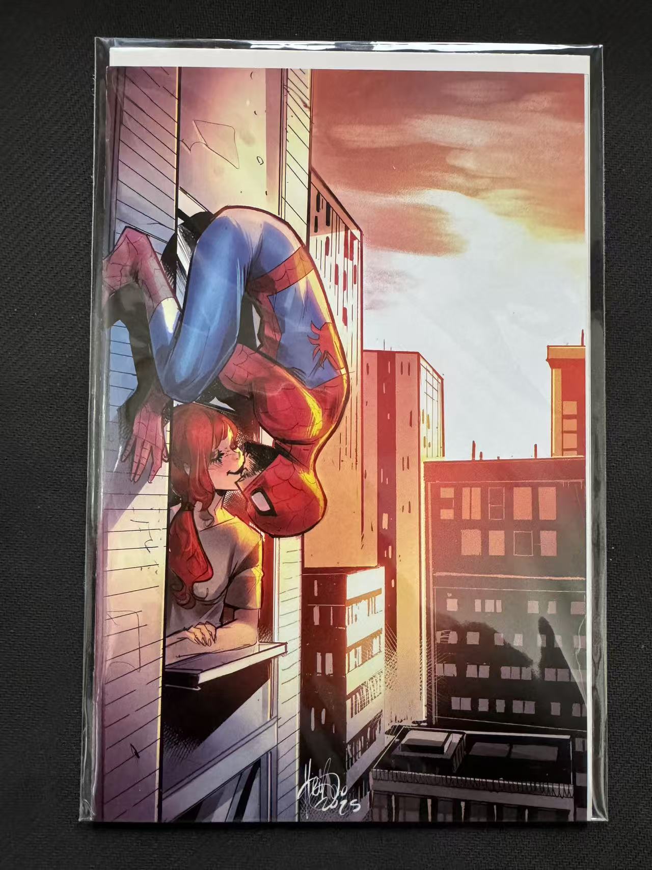 2025 Marvel 美漫 期刊杂志 蜘蛛侠 处女变体 官方漫画 美漫期刊 杂志书刊 变体、贸易、小标 带膜带背板