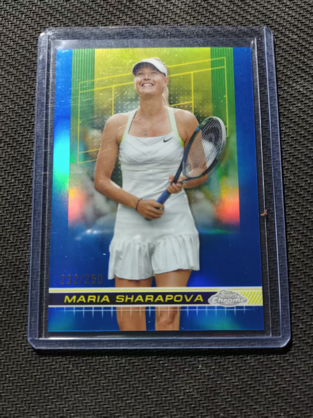 2024 Topps Chrome Maria Sharapova tc 玛丽亚 莎拉波娃 网球 大满贯 250编 蓝折 折射 #滨滨