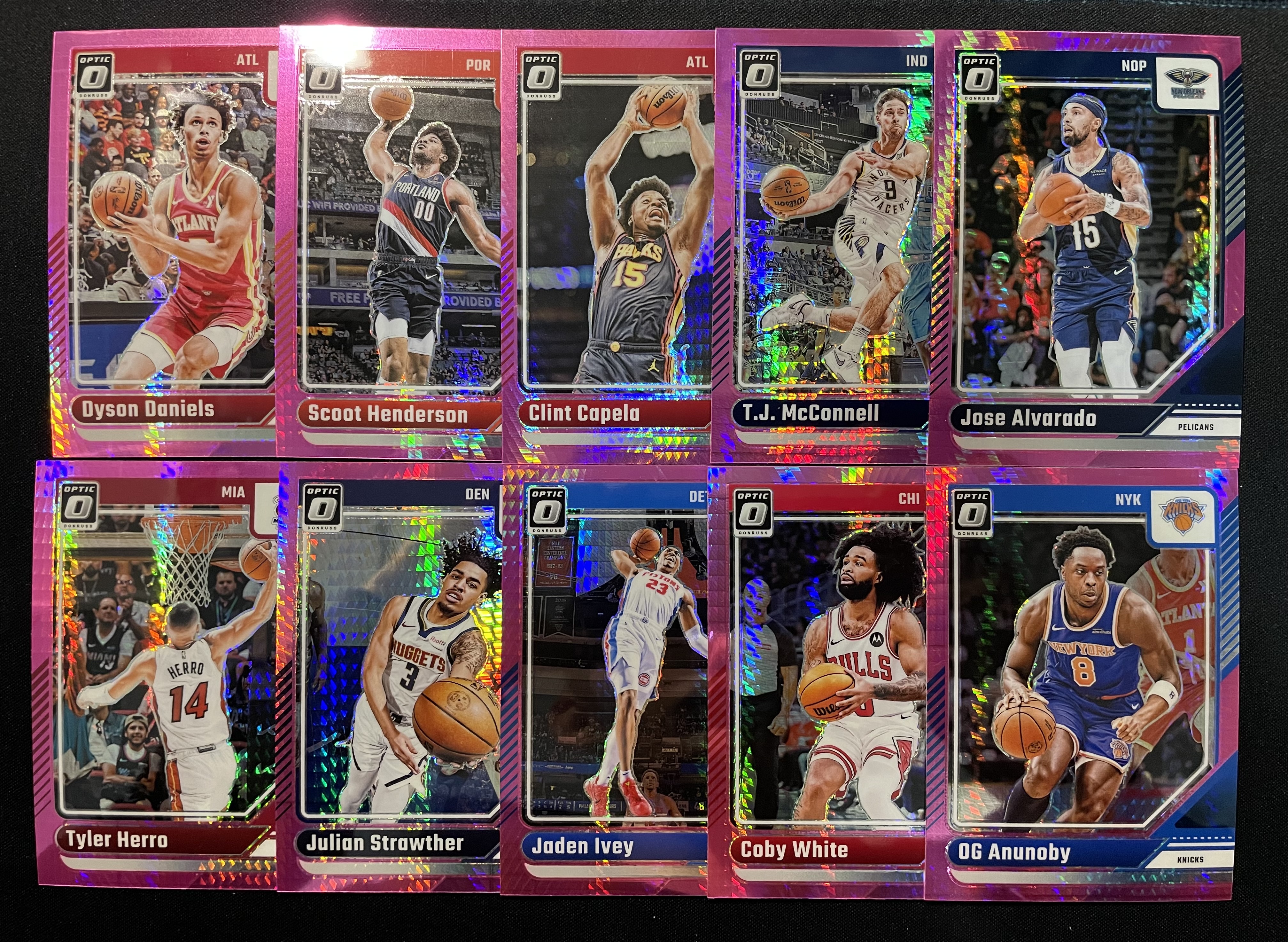 【派大星球星卡代拍】2024-25 PANINI optic 戴森 希尔 斯特劳瑟 艾维 科比怀特 OG 等带队 粉hyper 龙鳞折 lot ##小羊