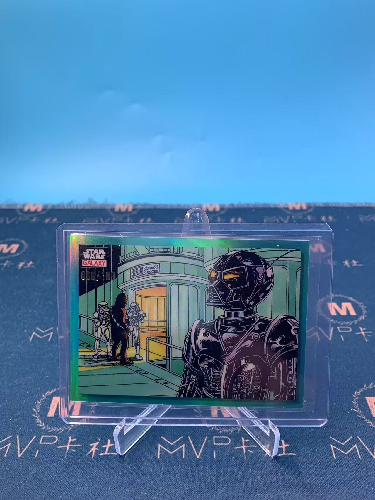 2023 Topps Star Wars 星球大战 【MVP拍卖】 66/199编 青折射 Galaxy 暴风兵 Stormtrooper 凑套必备 漩涡
