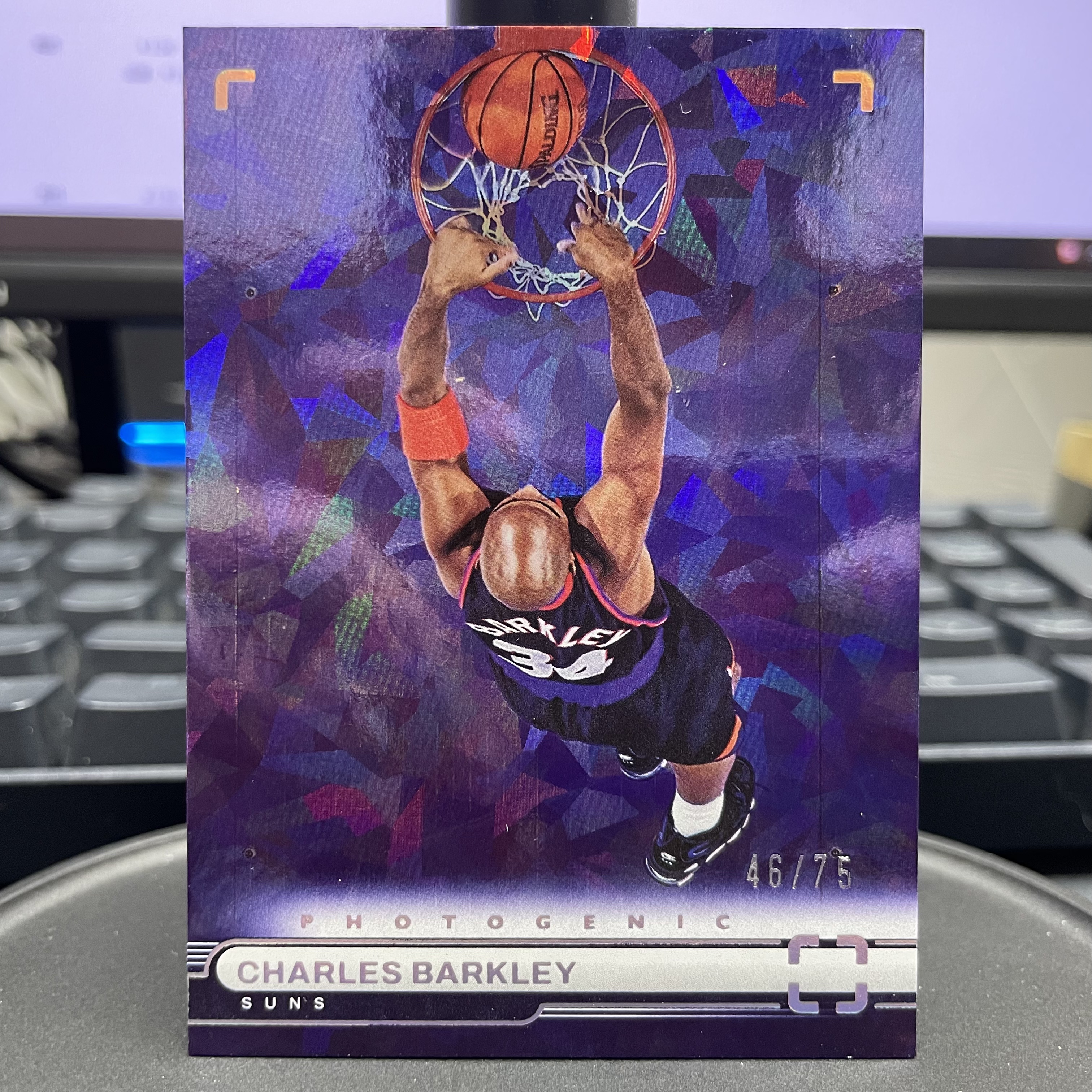 2022-23 Panini Photogenic Charles Barkley 【杰克森拍卖】查尔斯 巴克利 太阳 75编 碎冰折 雕哥
