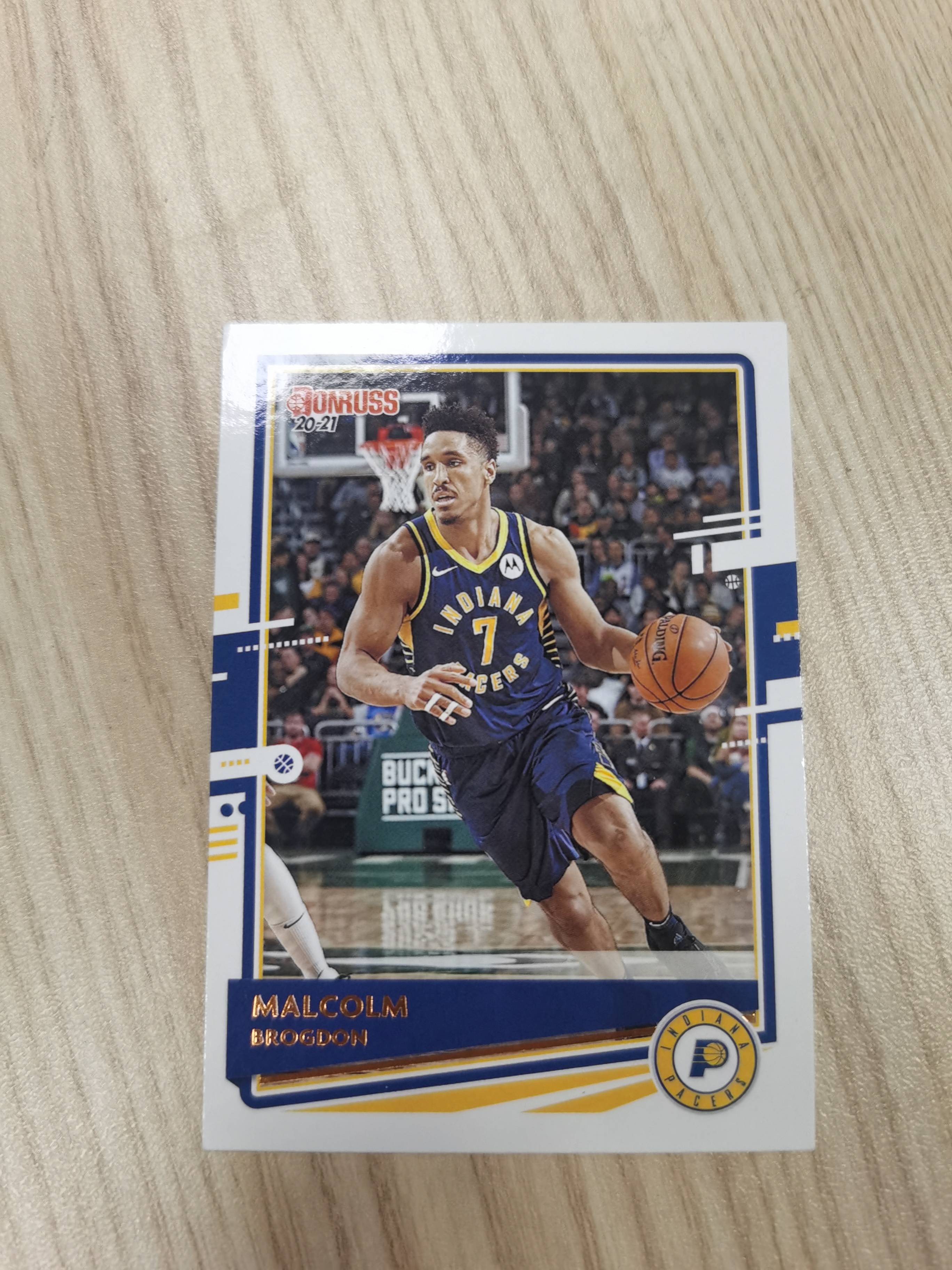2020-21 Panini Donruss Malcolm Brogdon 2020-21 马尔科姆·布罗格登 杜蕾斯 2017赛季最佳新秀及新秀一阵 180俱乐部成员 凯尔特人 步行者