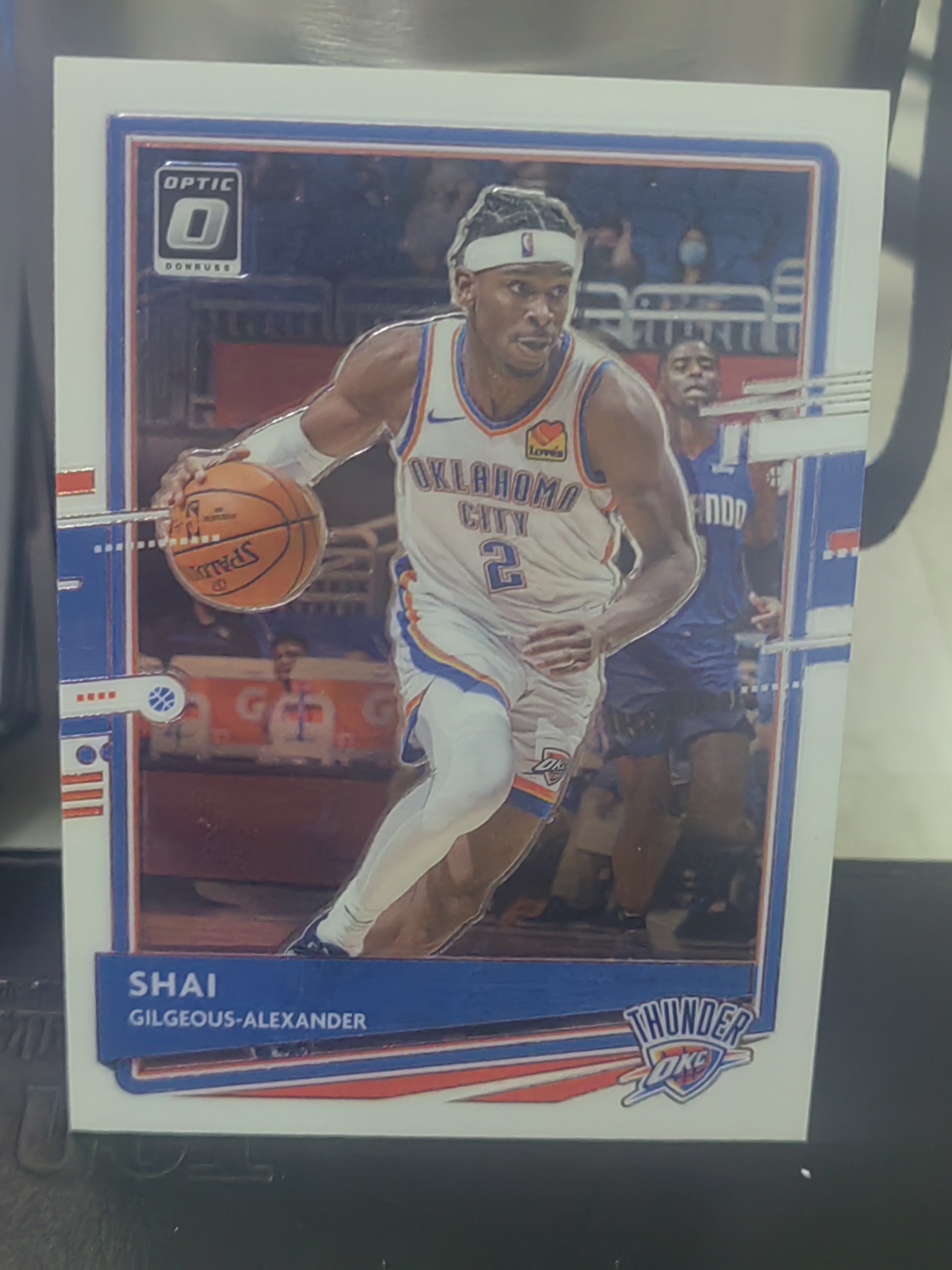 2020-21 Panini Donruss Optic Shai Gilgeous-Alexander 杜蕾斯OP SGA 谢伊 亚历山大 吉尔杰斯 雷霆 篮 白边白角 不保卡品 卡品如图