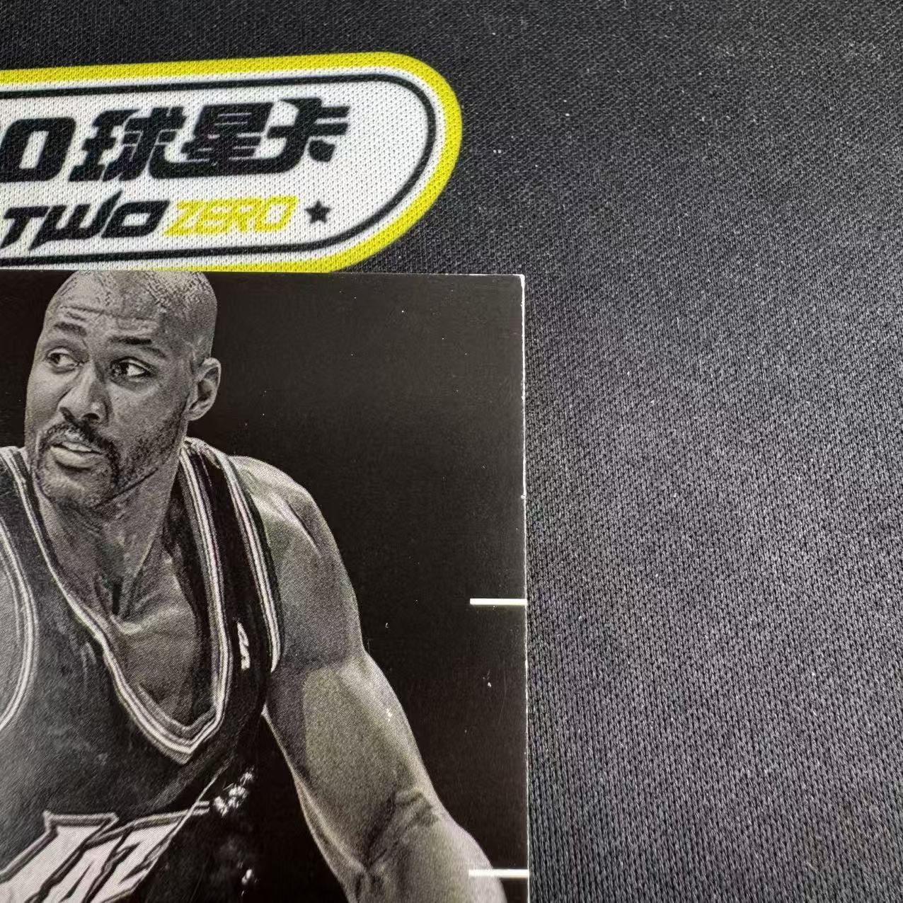 2015-16 Panini Noir Karl Malone 卡尔 马龙 邮差 9/25编 Noir签 镜面金笔卡签 签字 爵士 微瑕如图(GZ01)
