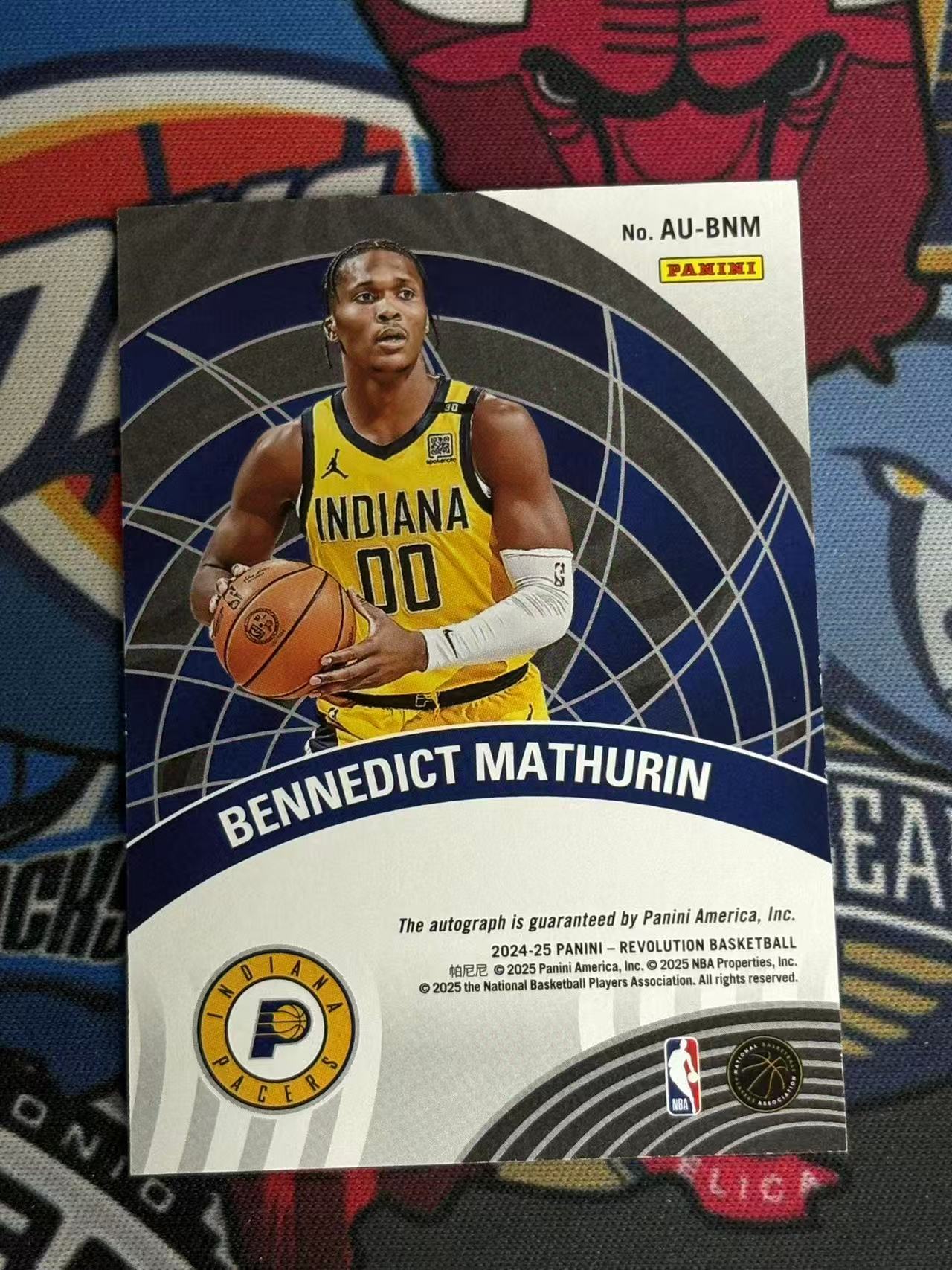 2024-25 PANINI REVOLUTION Bennedict Mathurin 革命系列 步行者 本内迪克特马图林 马瑟林 签字卡 点点折 折射 本赛季数据大爆发【烂臭嘴拍卖】