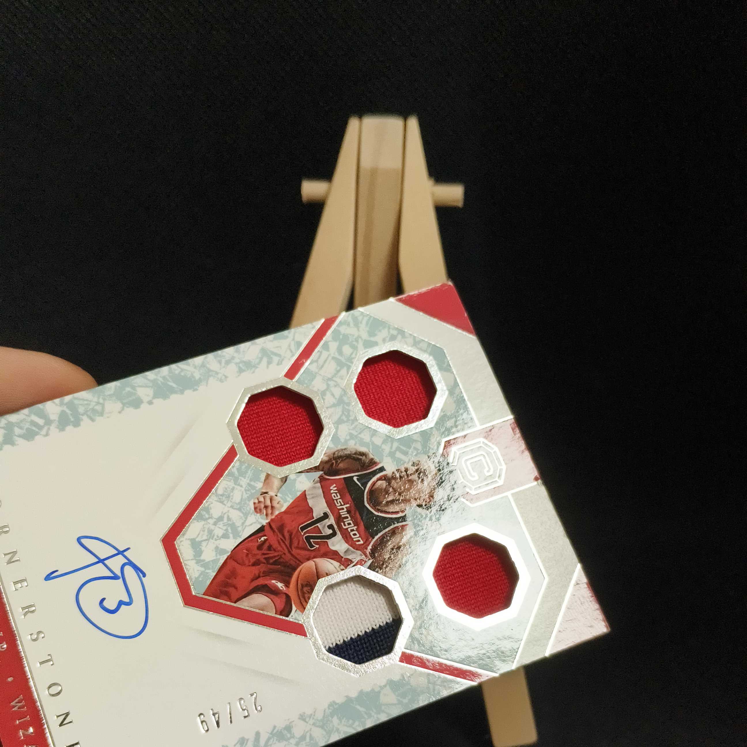 2018-19 panini Cornerstones Kelly Oubre Jr 大理石 奇才 76人 凯利 乌布雷 pa 四窗球衣物料签字 卡签 /49编 卡品如图 马克西vj好兄弟 赛季发