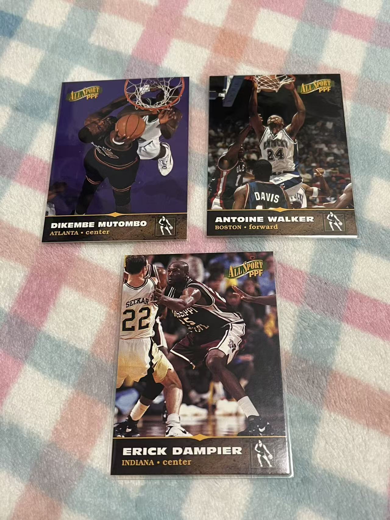 1996 The Score Board ALL SPORT PPF 7张打包 沙奎尔 奥尼尔 穆托姆博 丹皮尔 安托尼沃克【老人 老卡 老特】#786