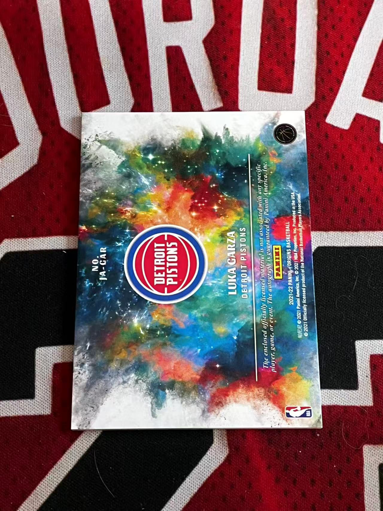 【接寄拍】2021-22 PANINI ORIGINS 起源系列 活塞 新秀RC 卢卡加尔扎 RJA 新秀球衣物料切割签字卡 专收凑套必备【烂臭嘴拍卖】