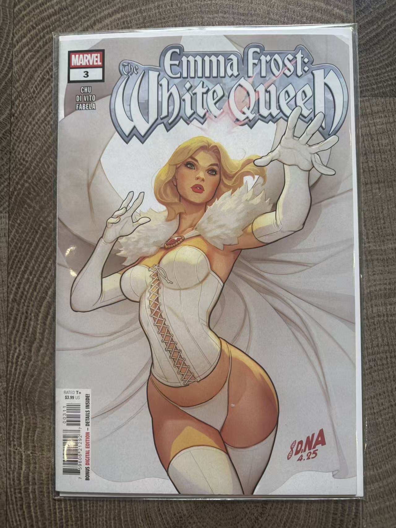 2025 Marvel 美漫 期刊杂志 白皇后 官方漫画 美漫期刊 杂志书刊 变体、贸易、小标 带膜带背板