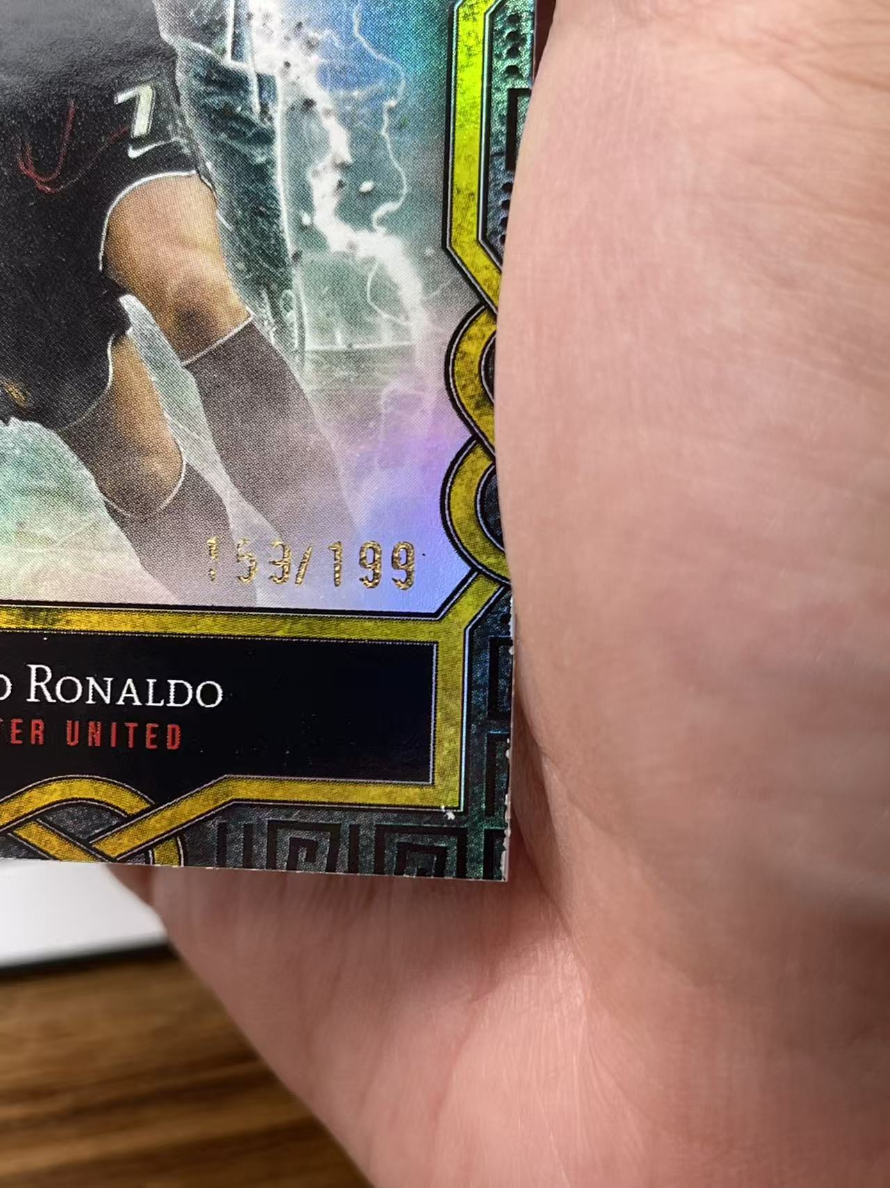 2024 Topps Topps Cristiano Ronaldo C罗 /199编 曼联队盒 皇马 葡萄牙 C罗纳尔多 瑕疵如图 值得收藏 投资必备【悟空拍卖】wd