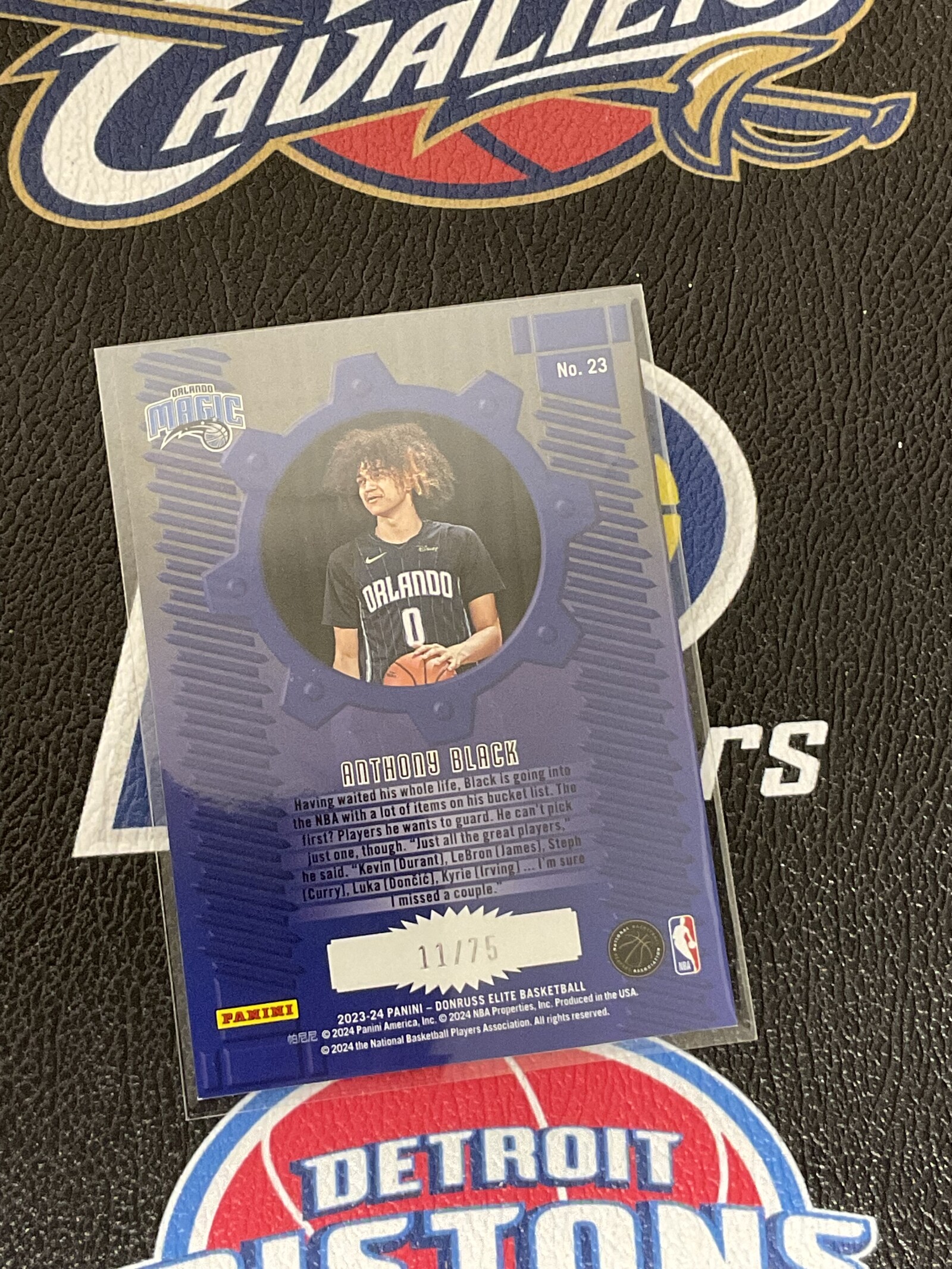 【大树营免费代卖】安东尼 布莱克 新秀 精英 75编 魔术 编号如图 全明星水平 收藏必备 卡品如图 瑕疵如图 #绒11.15