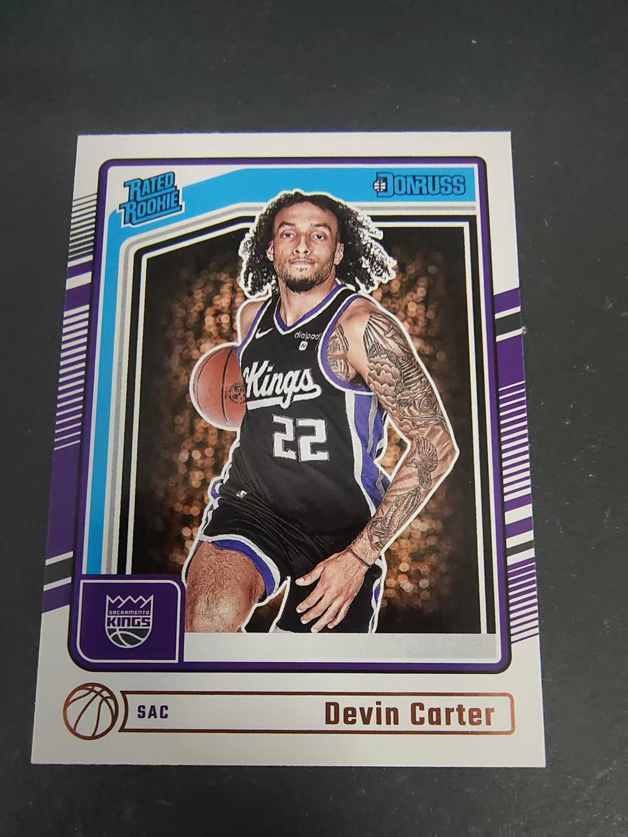 【可合并，不累计】2024-25 Panini Donruss Devin Carter RC 杜蕾斯 国王 新秀 德文 卡特 边角瑕疵 #210