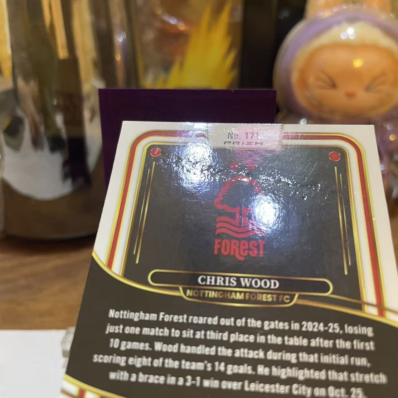 2025 Panini Select Chris Wood 【seven拍卖】诺丁汉森林 伍德 08/15 卡品如图 细节如图 卷卷