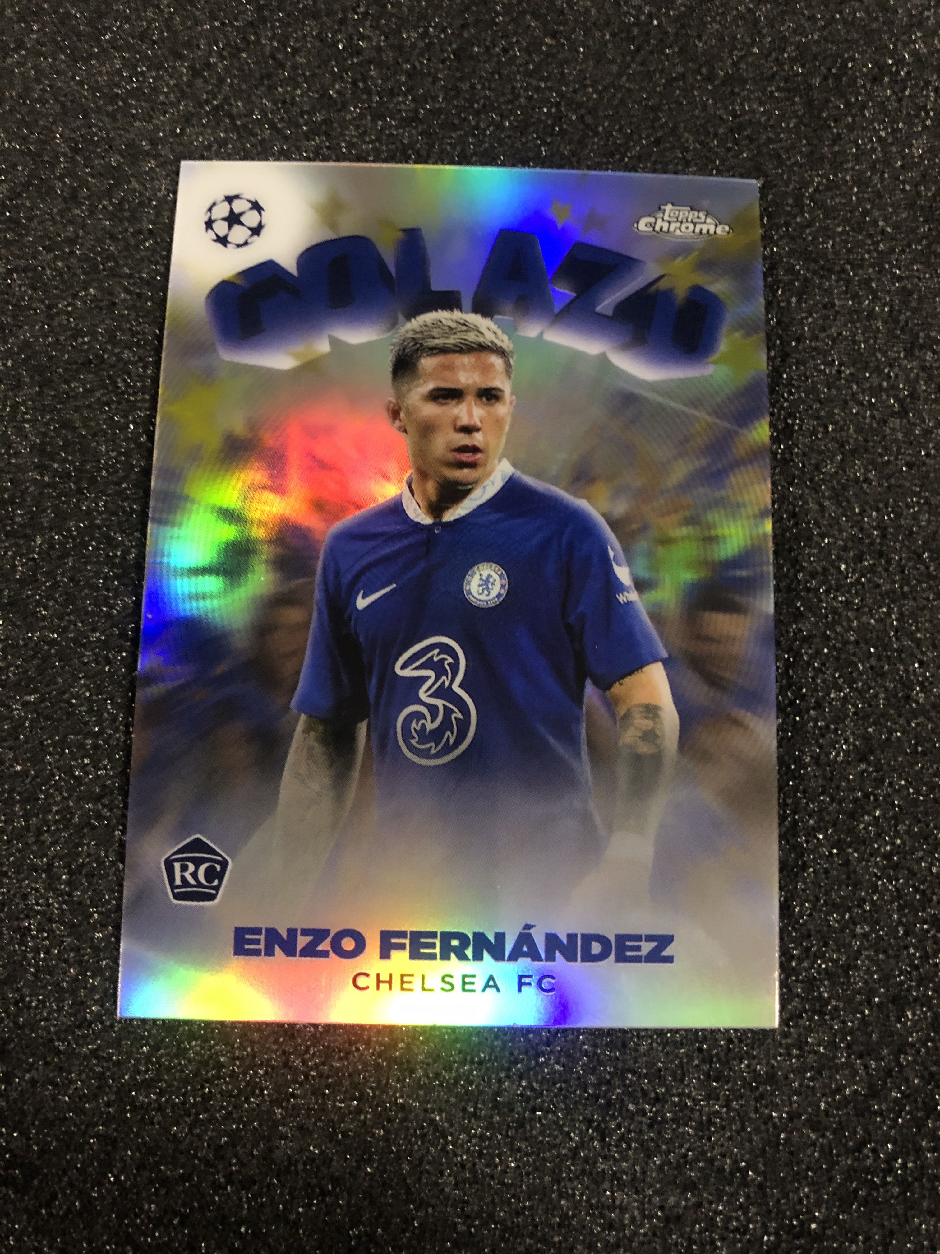 2022-23 Topps Chrome Enzo Fernández RC 欧战tc golazo特卡 恩佐 阿根廷 切尔西 银折 卡品如图 凑套收藏必备