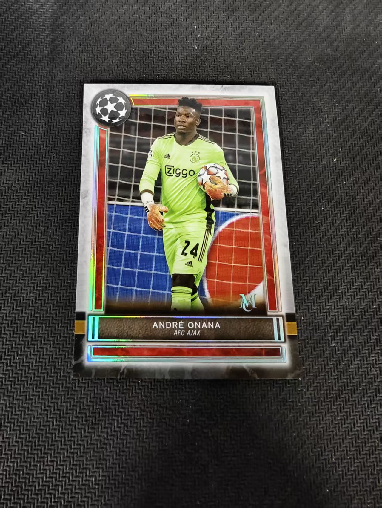 【可合并,不累计】2021 Topps Museum andre onana 奥纳纳 阿贾克斯 欧冠 博物馆 边角瑕疵