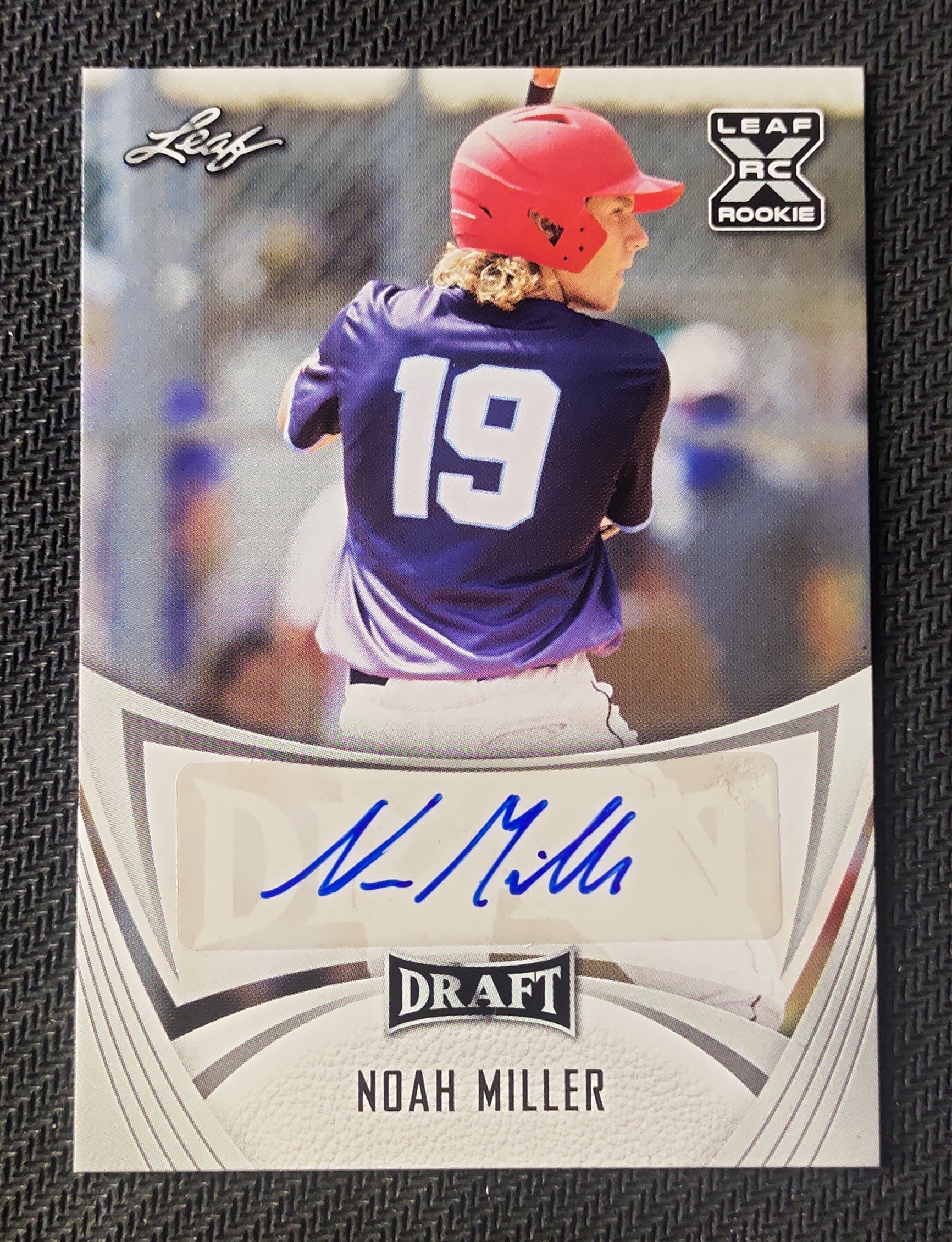 2021 Leaf Draft Noah Miller 诺亚 米勒 棒球 签字 瑕疵如图
