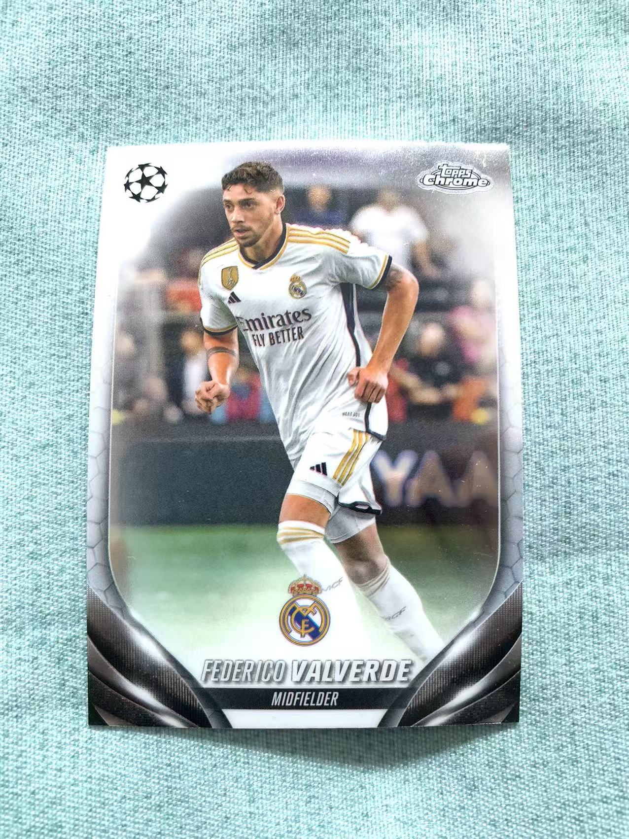 2023-24 Topps Chrome Federico Valverde 巴尔韦德 乌拉圭 皇马 base 旺旺