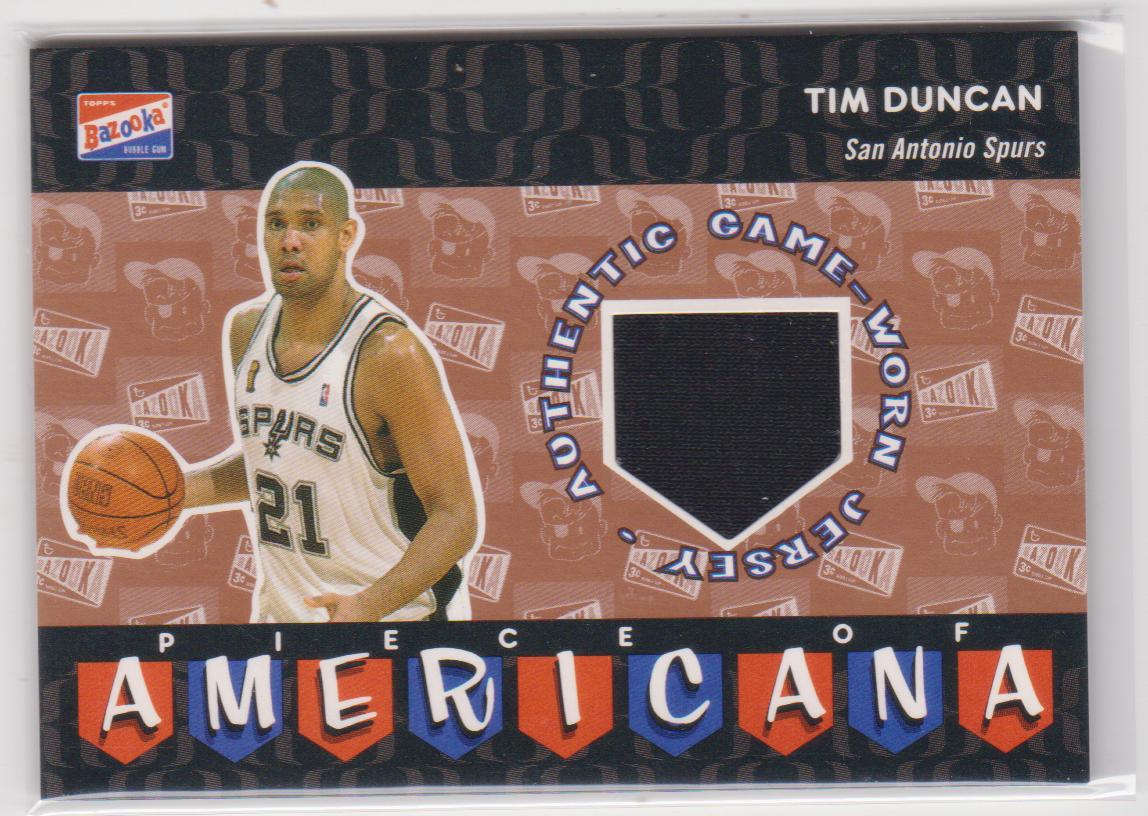 2004-05 Topps Bazooka 邓肯 球衣