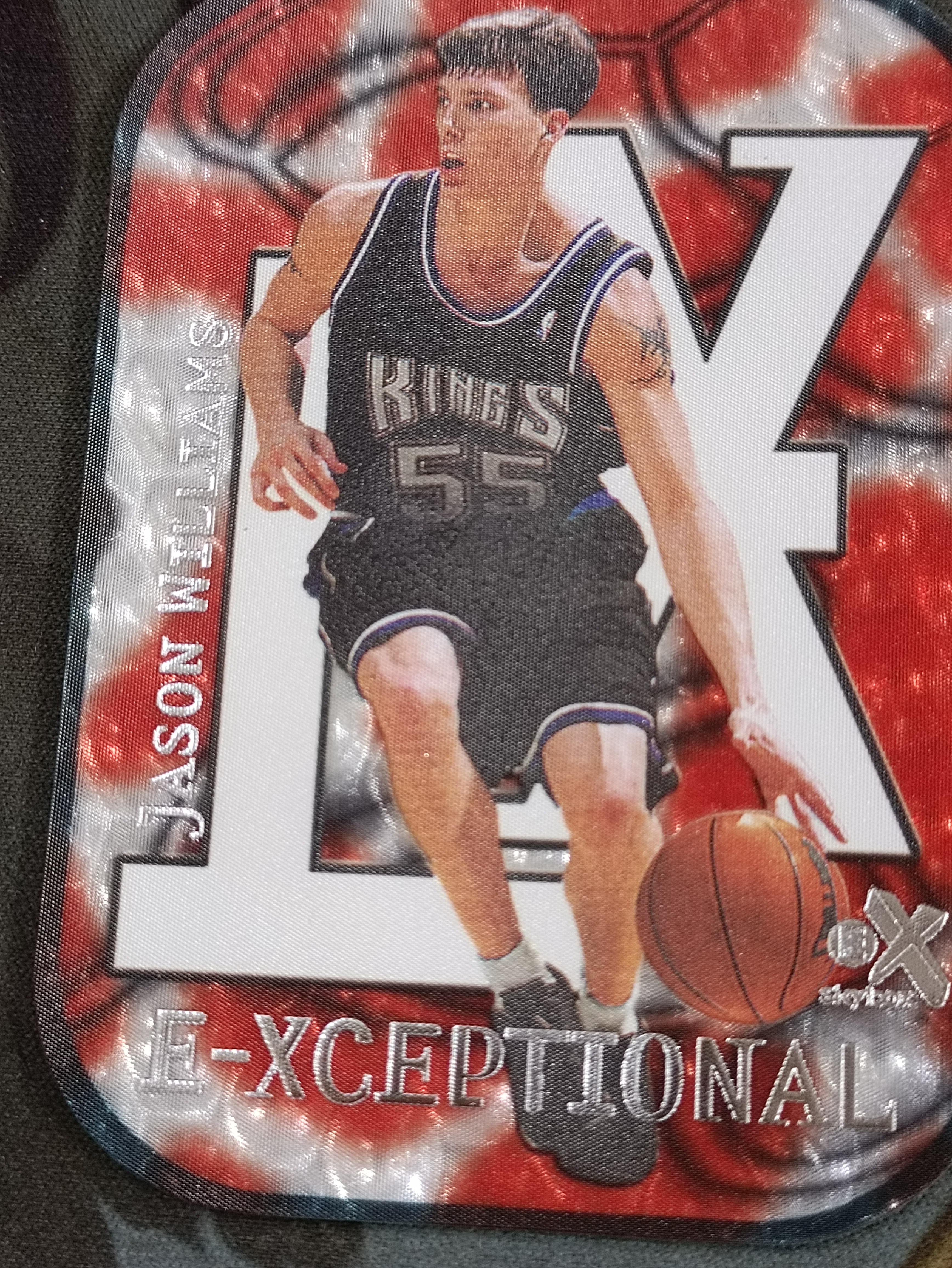 1999-00 SkyBox EX Jason Williams 白巧克力 杰森威廉姆斯 E-XCEPTIONAL 大比例 SP 红蛋蛋卡 经典特卡 国王(品见大图小瑕)《苏州卡通》J【XW】