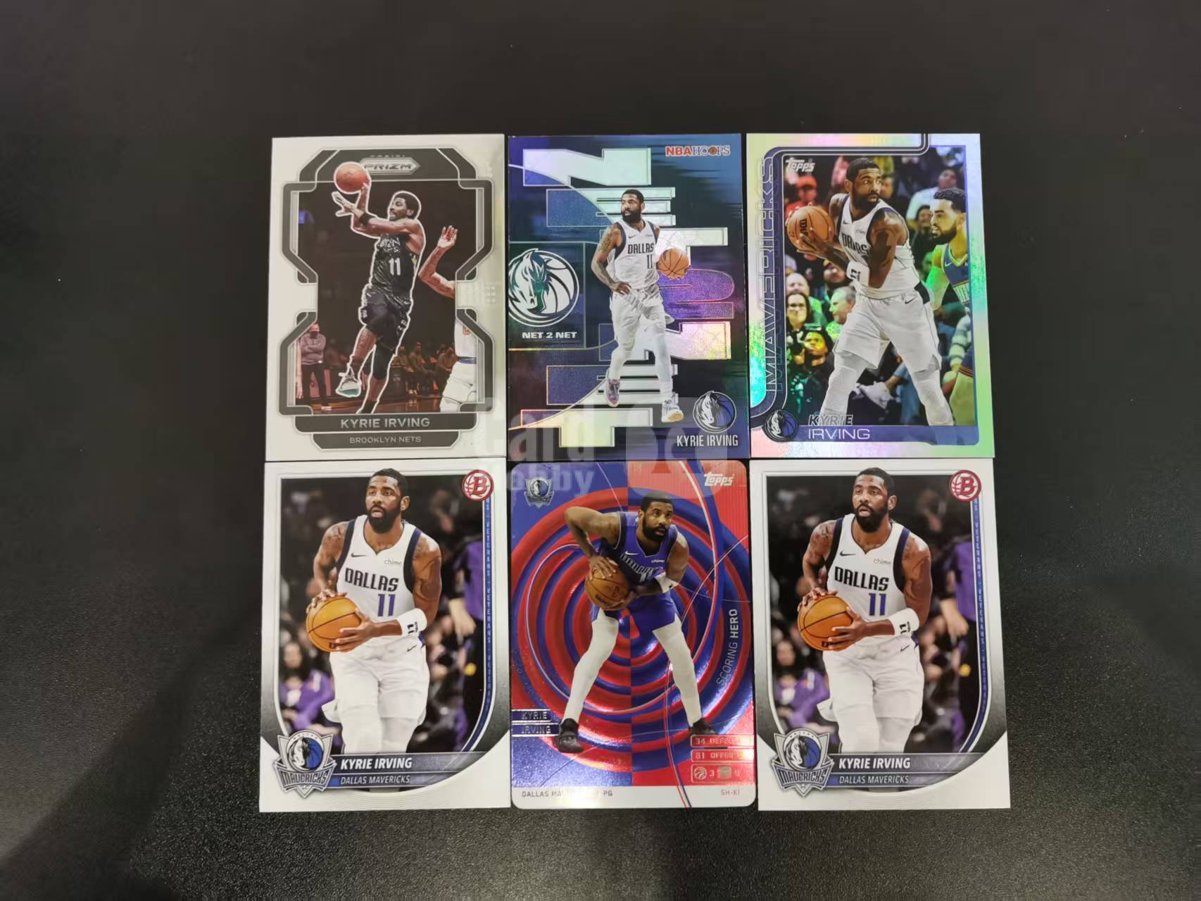 2025 Topps Topps Kyrie Irving 凯里欧文 折射特卡6张打包LOT 收藏凑套 瑕疵如图 免费代拍FA66