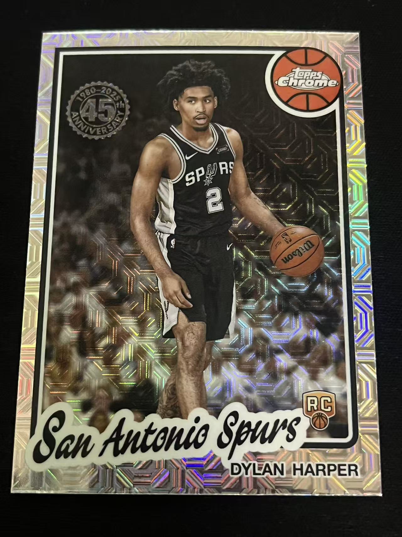 2025 Topps Flagship Dylan Harper RC 马刺 榜眼秀 迪伦-哈珀 新秀 复古特卡 mojo折