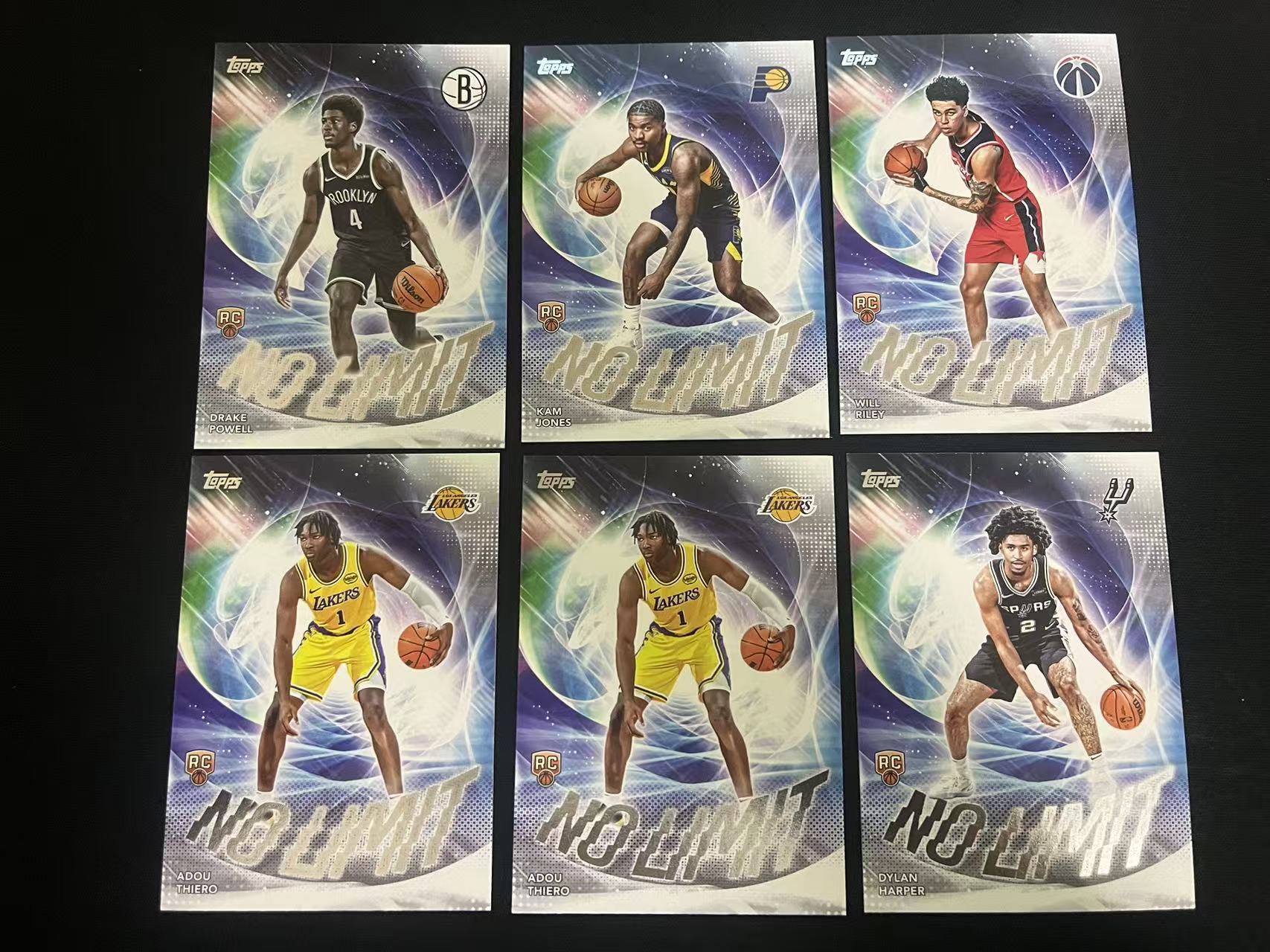 2025 Topps Flagship RC lot 德雷克-鲍威尔 卡姆-琼斯 威尔-莱利 阿杜-蒂耶罗 迪兰-哈珀